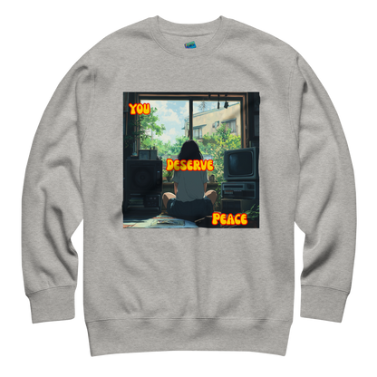 "YOU DESERVE PEACE" • Premium Sweater