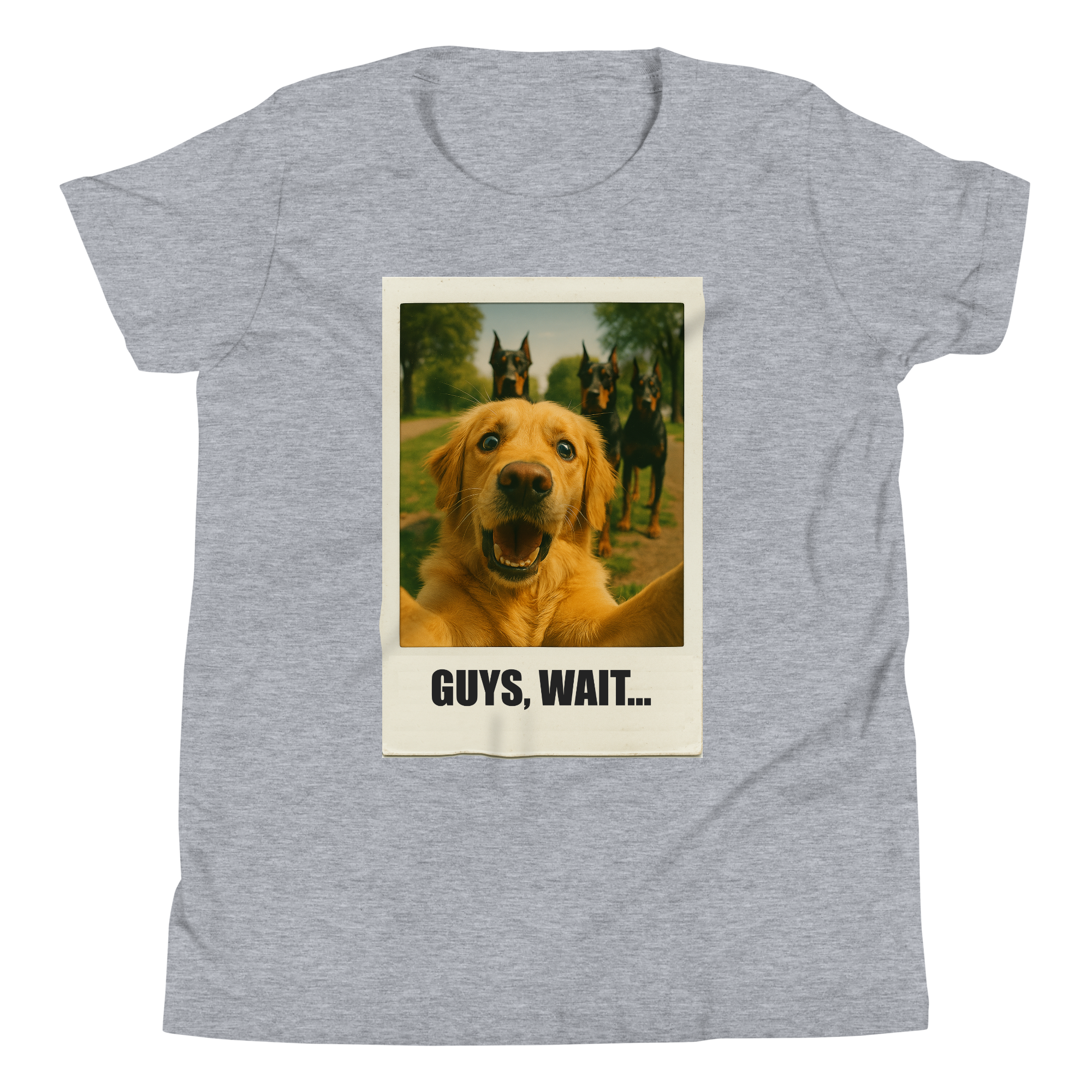 "GUYS, WAIT..."• Youth T-Shirt