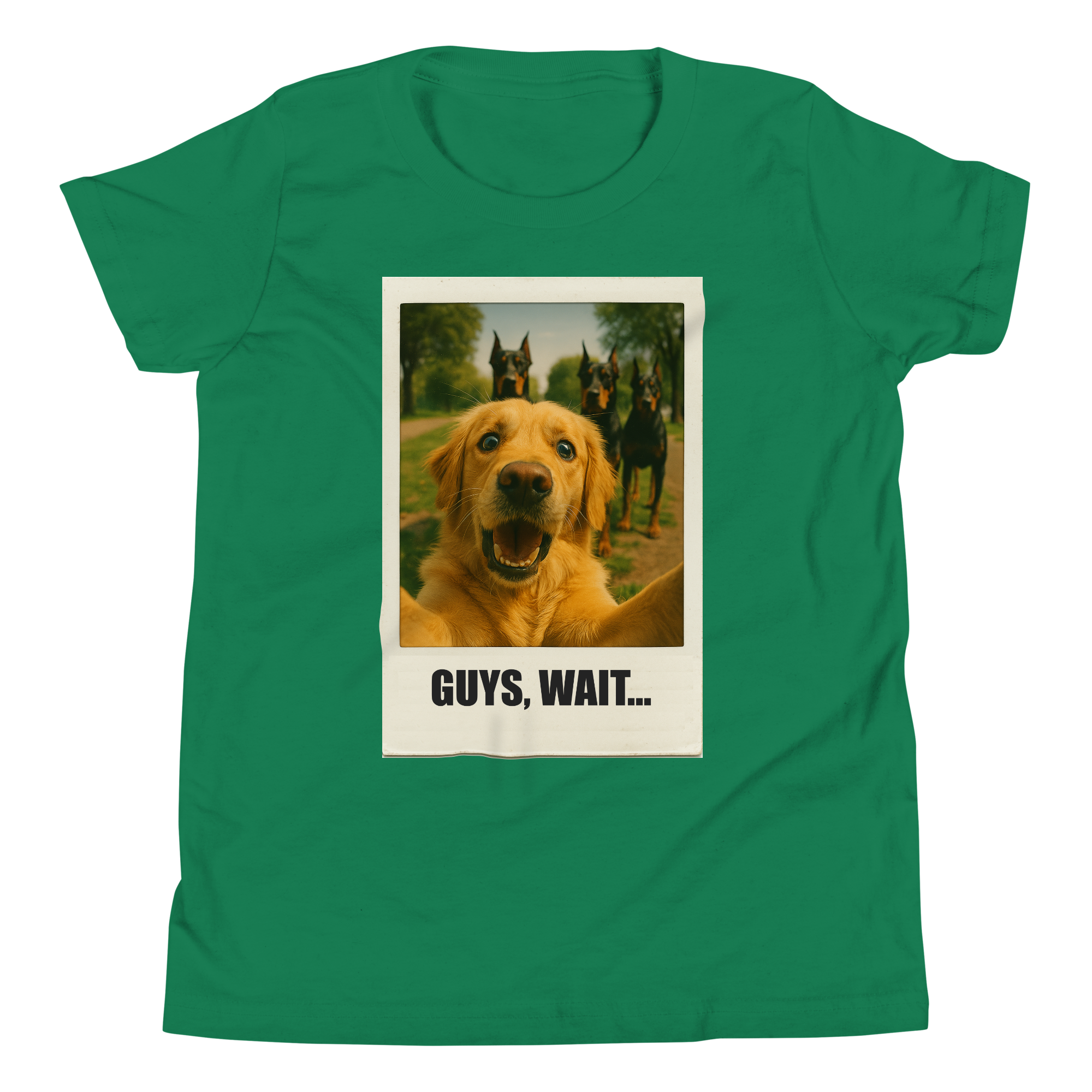"GUYS, WAIT..."• Youth T-Shirt