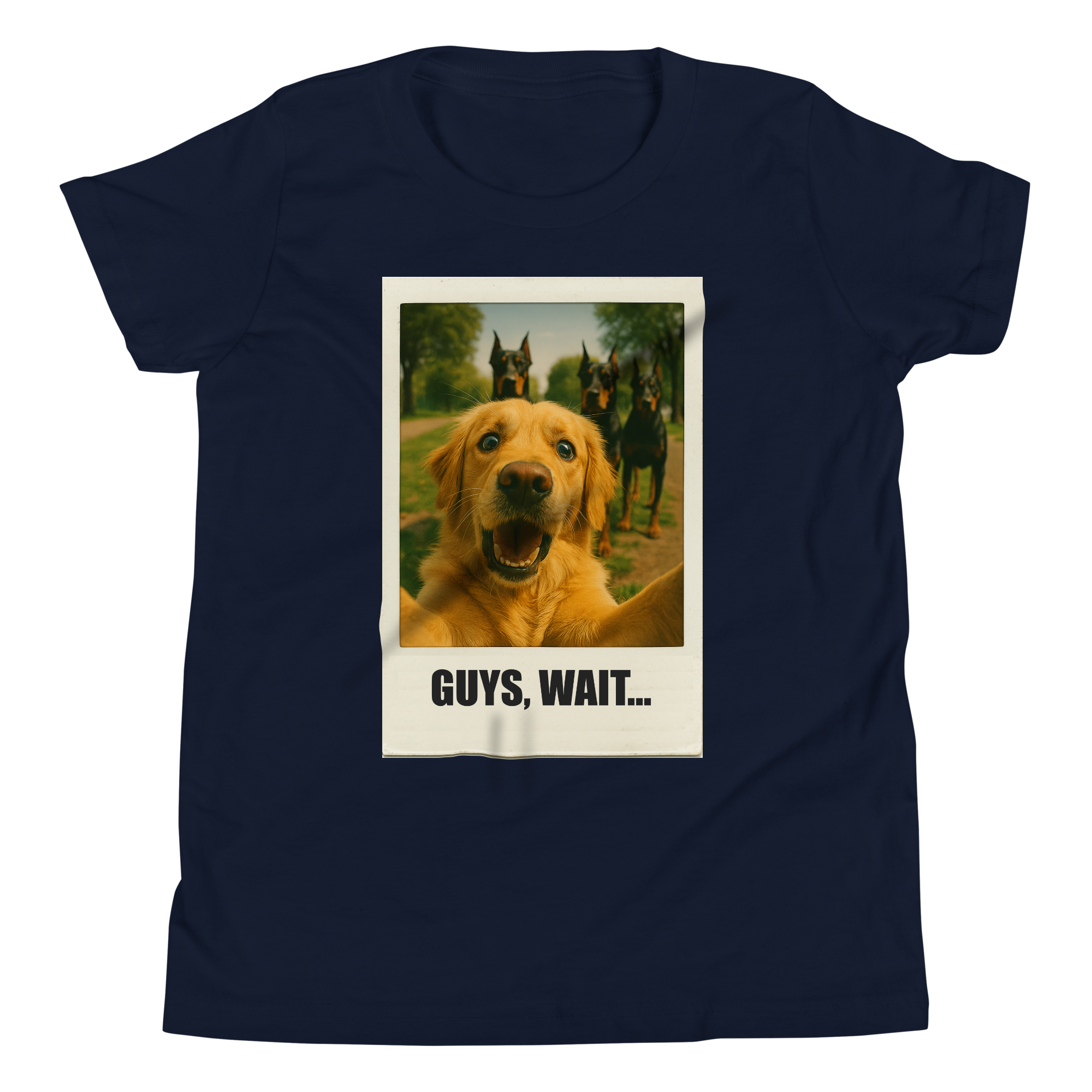 "GUYS, WAIT..."• Youth T-Shirt