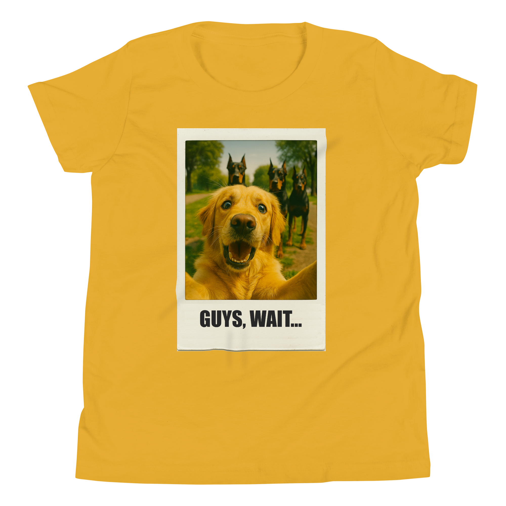 "GUYS, WAIT..."• Youth T-Shirt