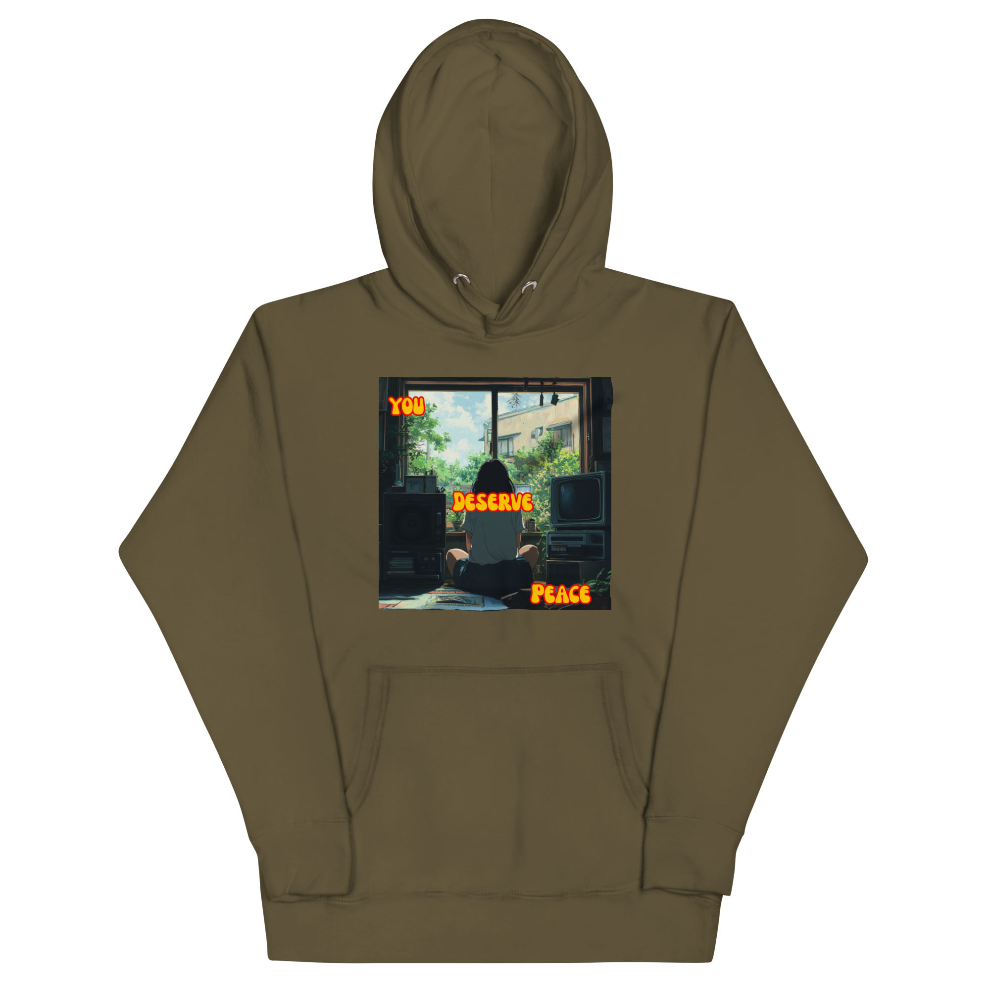"YOU DESERVE PEACE" • Premium Hoodie