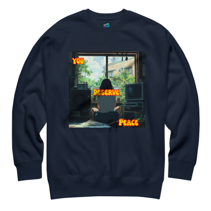 "YOU DESERVE PEACE" • Premium Sweater