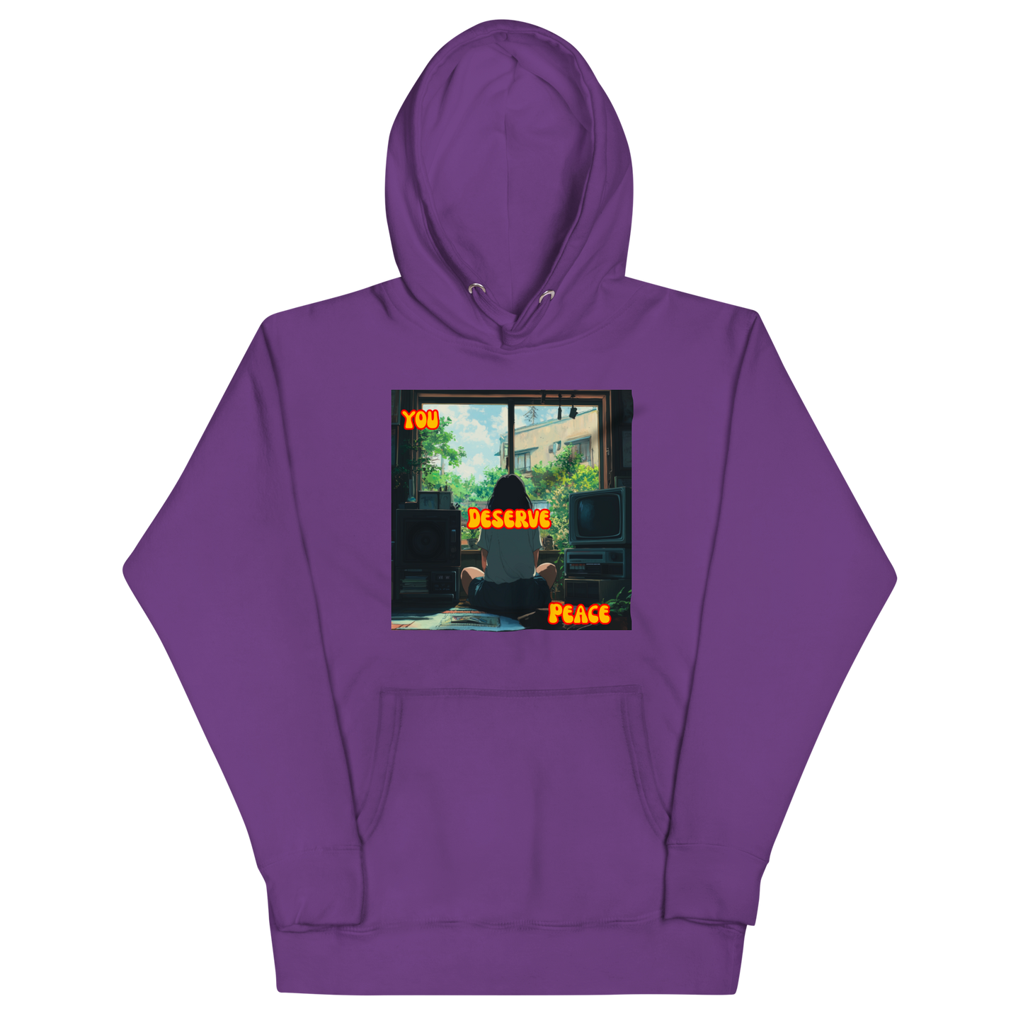 "YOU DESERVE PEACE" • Premium Hoodie