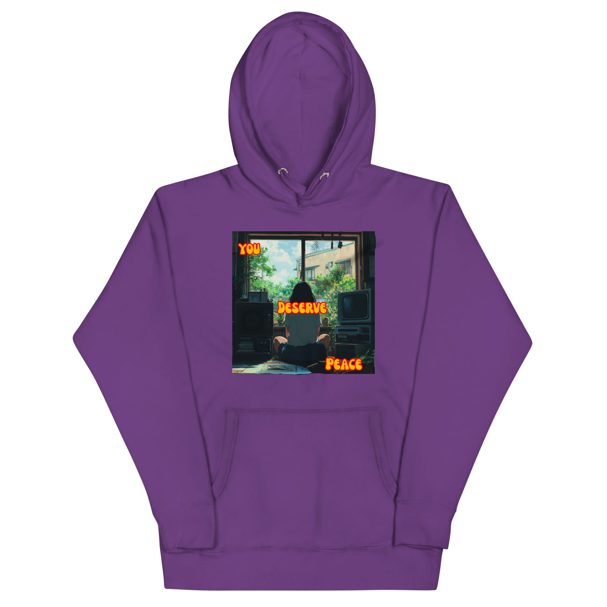 "YOU DESERVE PEACE" • Premium Hoodie