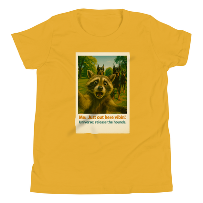 "JUST OUT HERE VIBIN..." • Youth T-Shirt