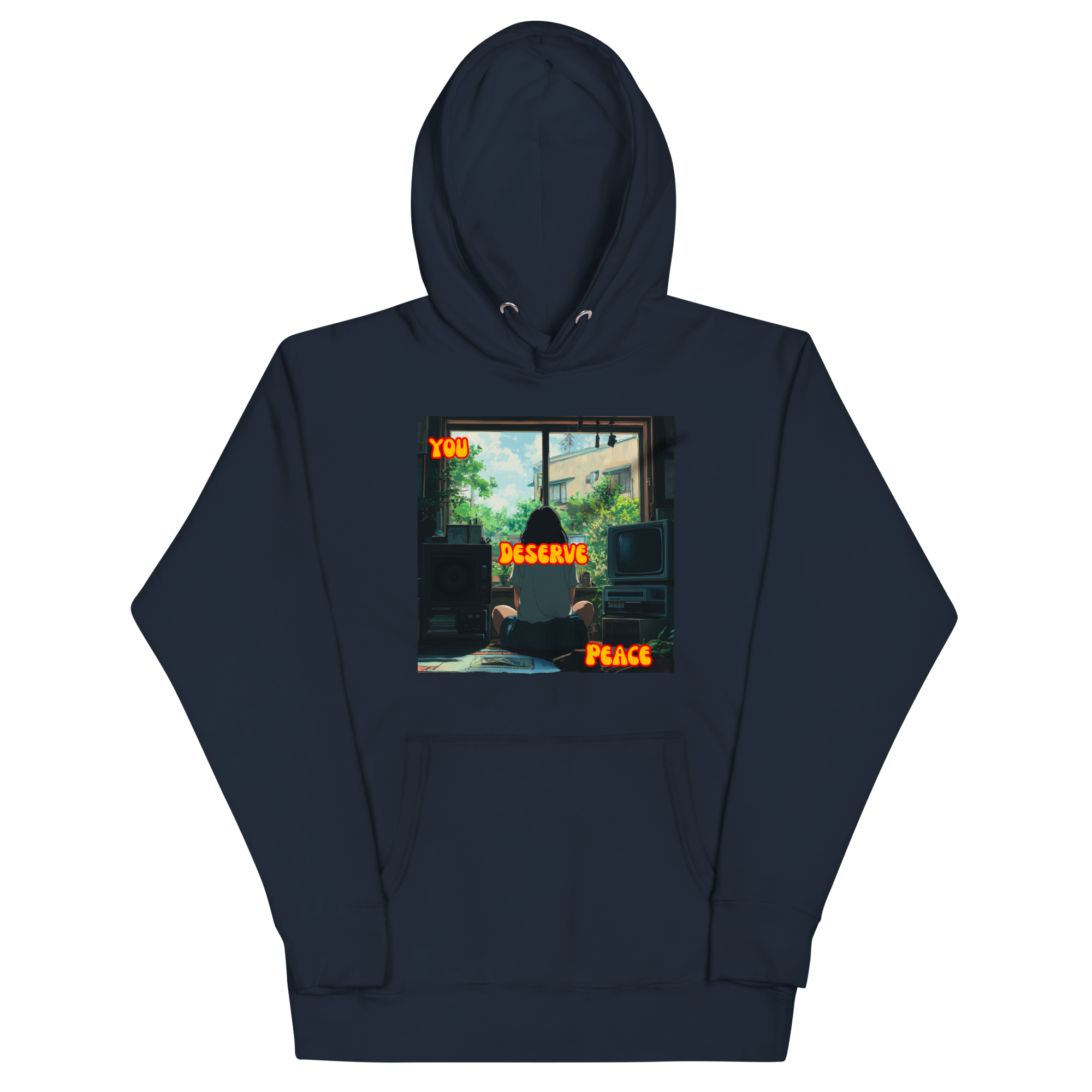 "YOU DESERVE PEACE" • Premium Hoodie