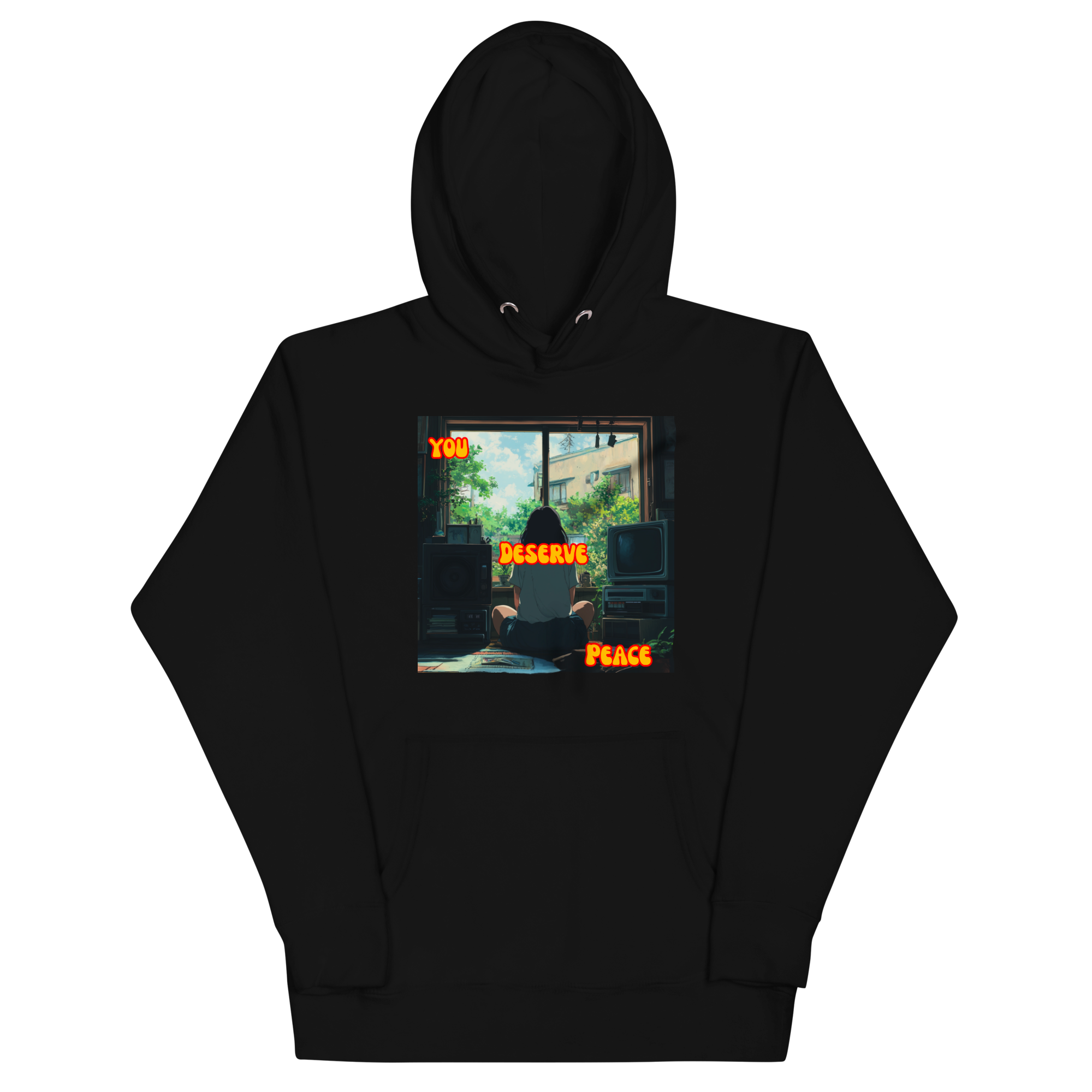 "YOU DESERVE PEACE" • Premium Hoodie