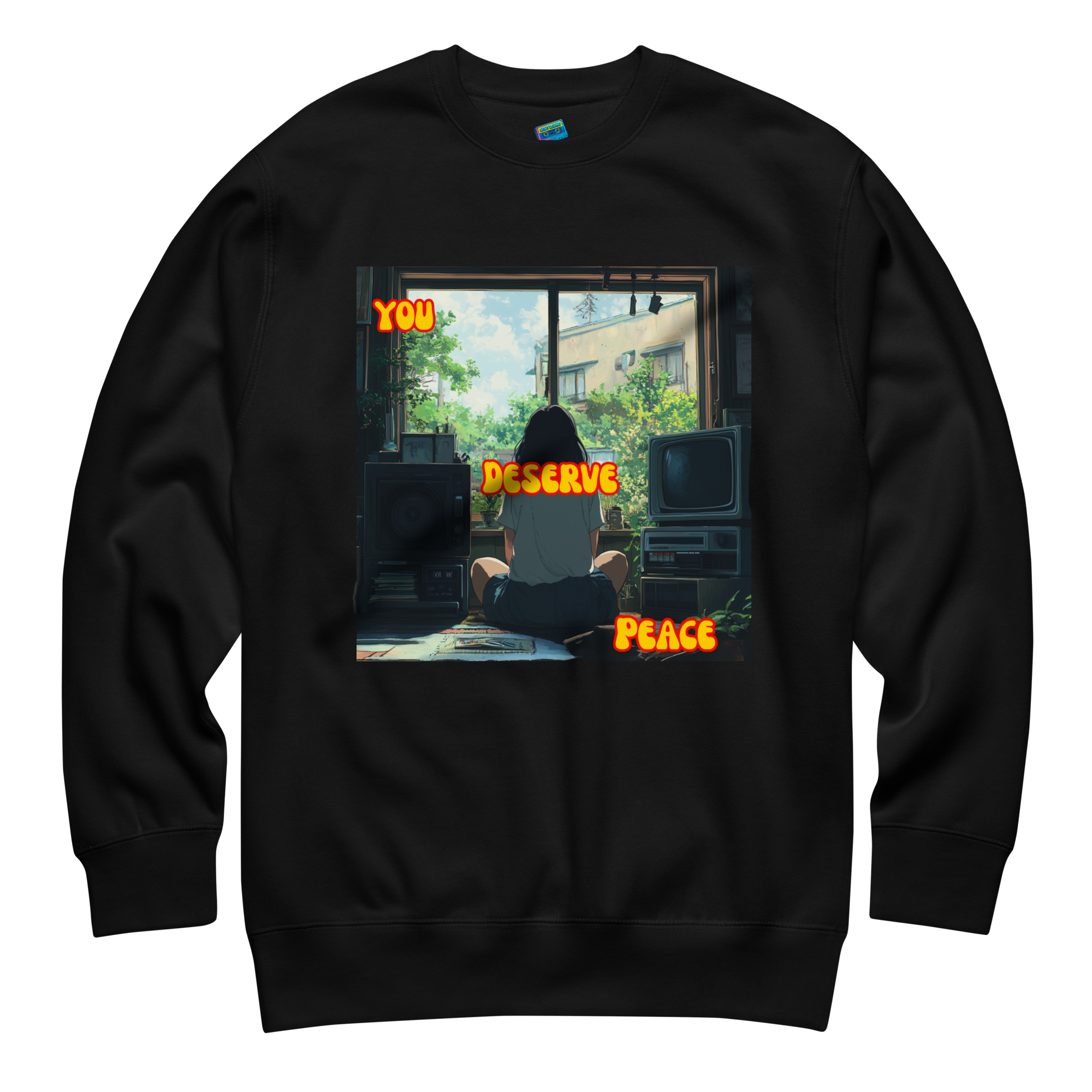 "YOU DESERVE PEACE" • Premium Sweater