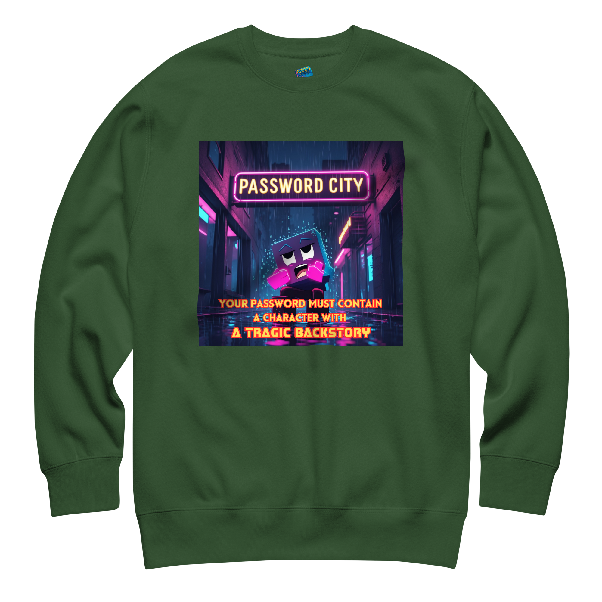 "YOUR PASSWORD MUST CONTAIN..." • Premium Sweater