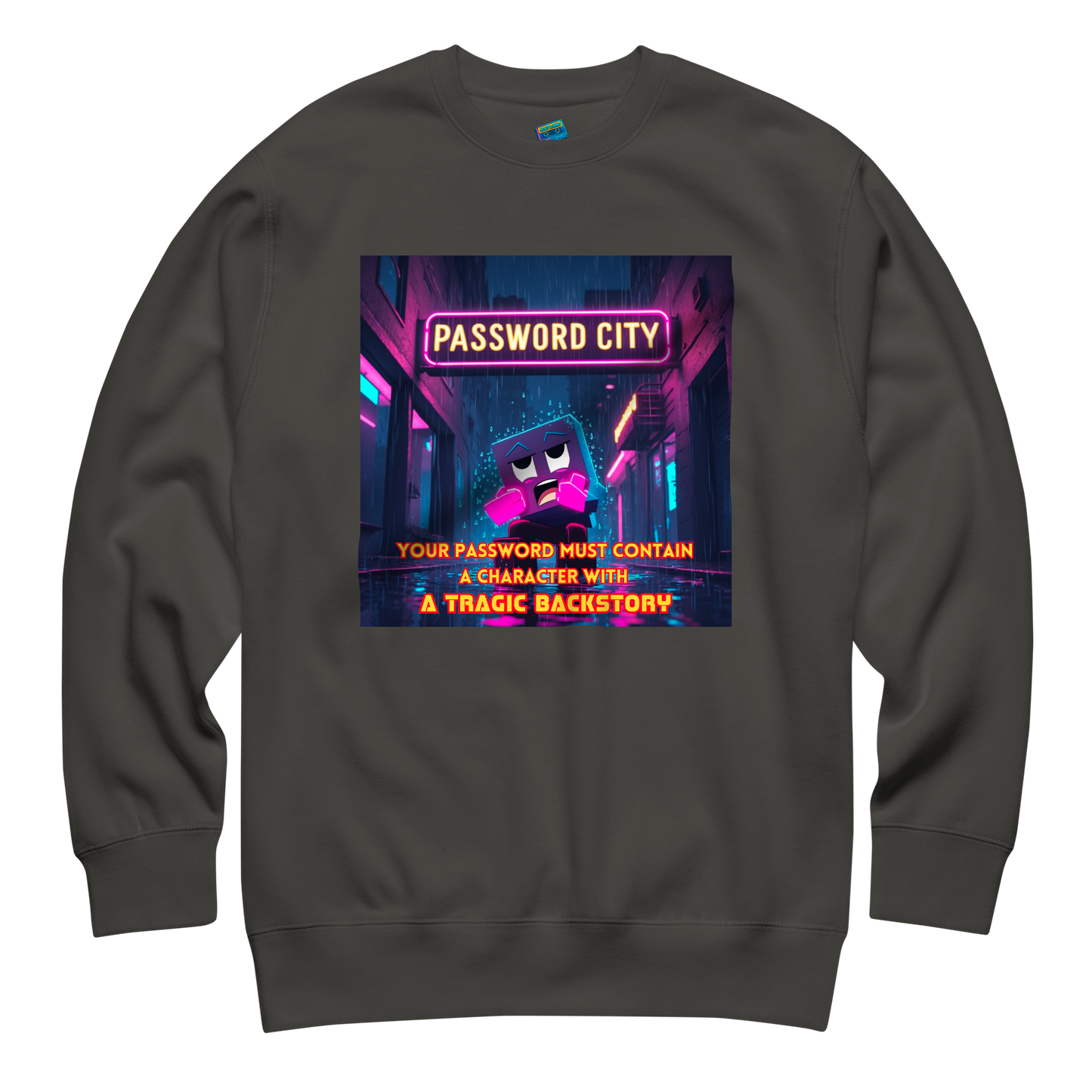 "YOUR PASSWORD MUST CONTAIN..." • Premium Sweater