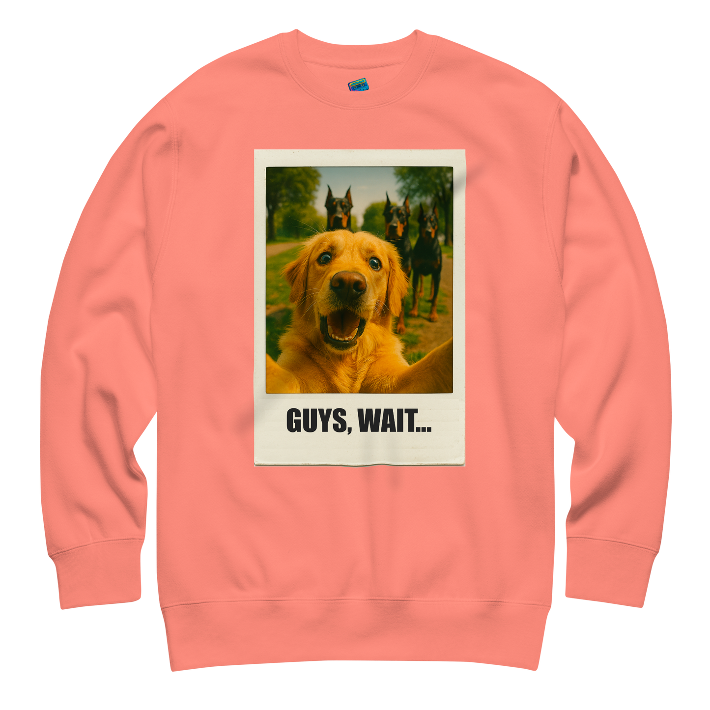 "GUYS, WAIT..." • Premium Sweatshirt