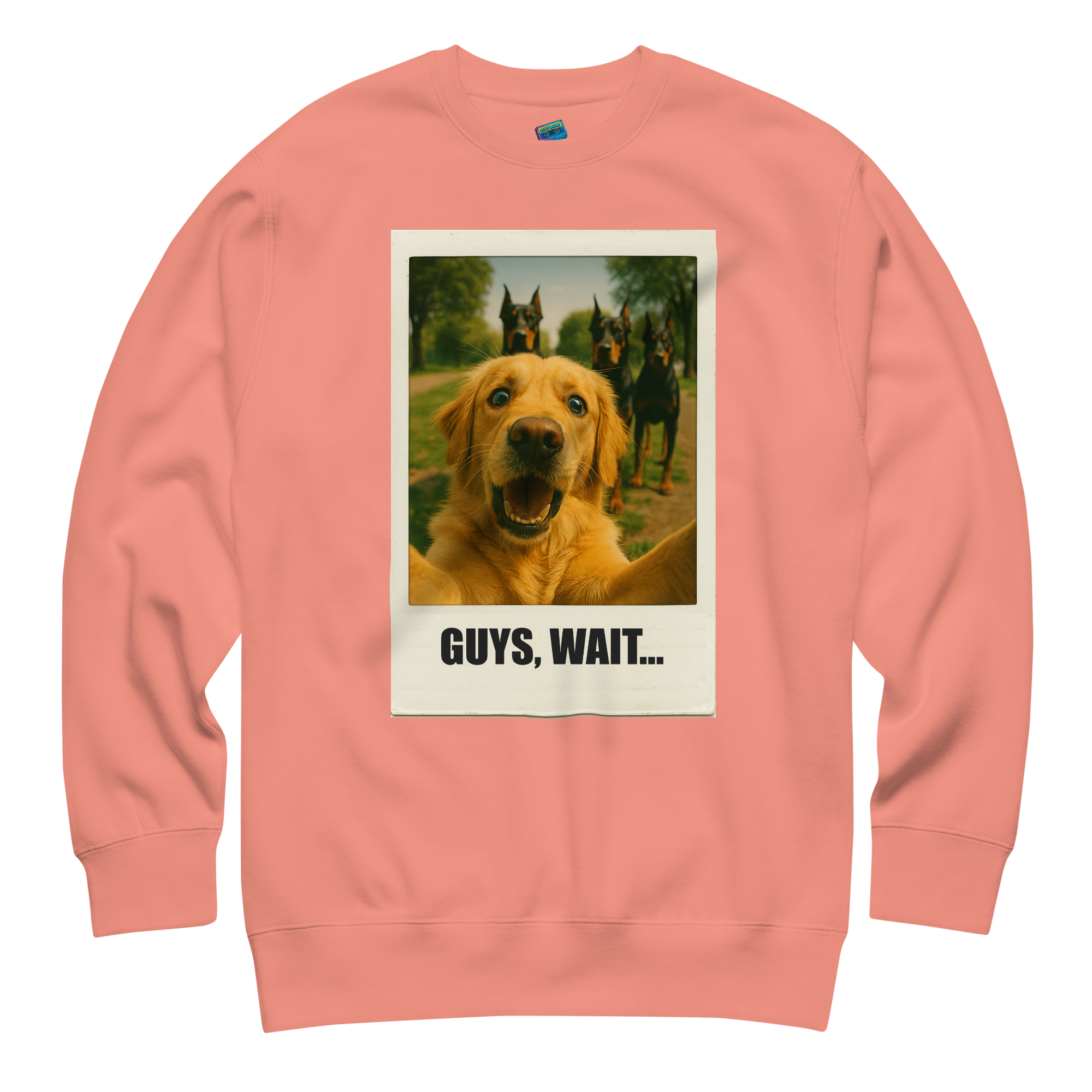 "GUYS, WAIT..." • Premium Sweatshirt