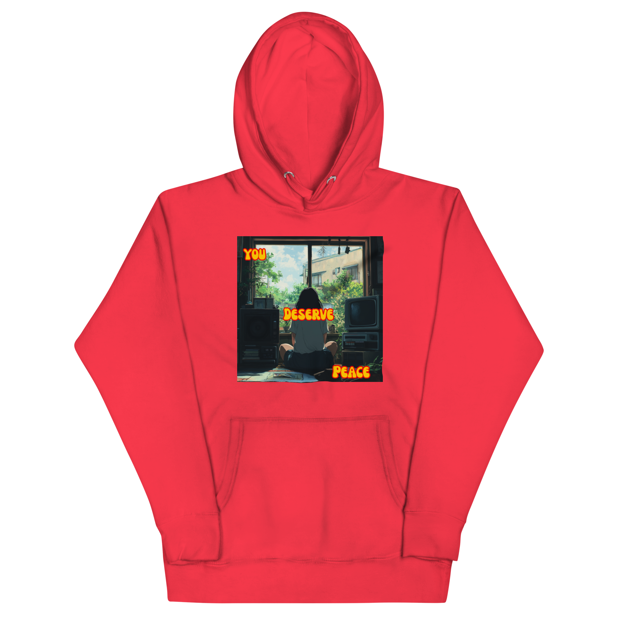 "YOU DESERVE PEACE" • Premium Hoodie