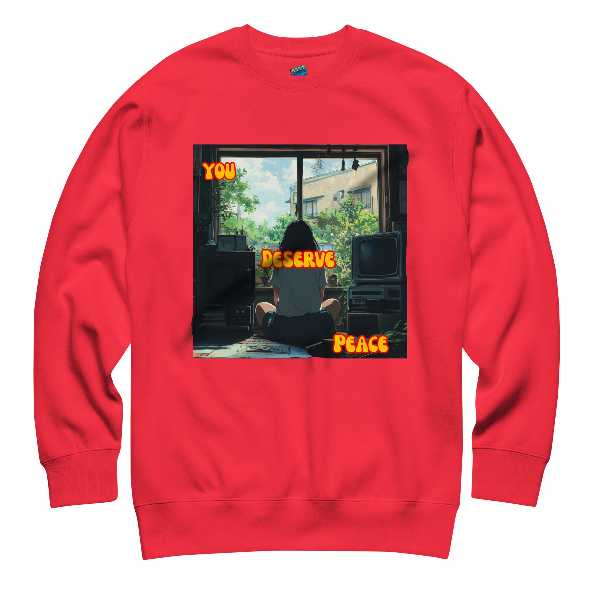 "YOU DESERVE PEACE" • Premium Sweater