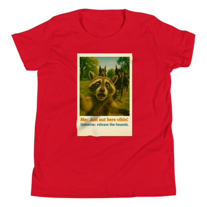 "JUST OUT HERE VIBIN..." • Youth T-Shirt