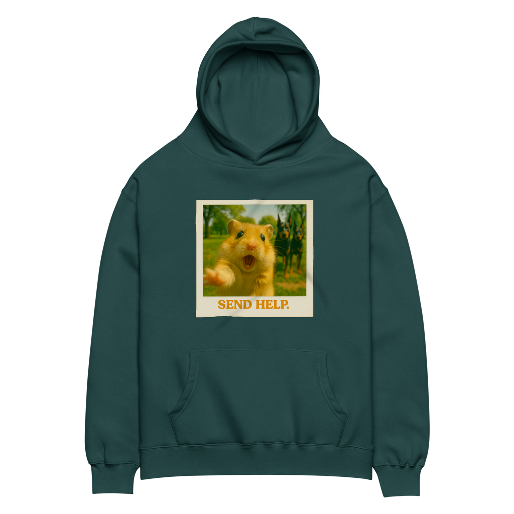 "SEND HELP" • Oversized Hoodie
