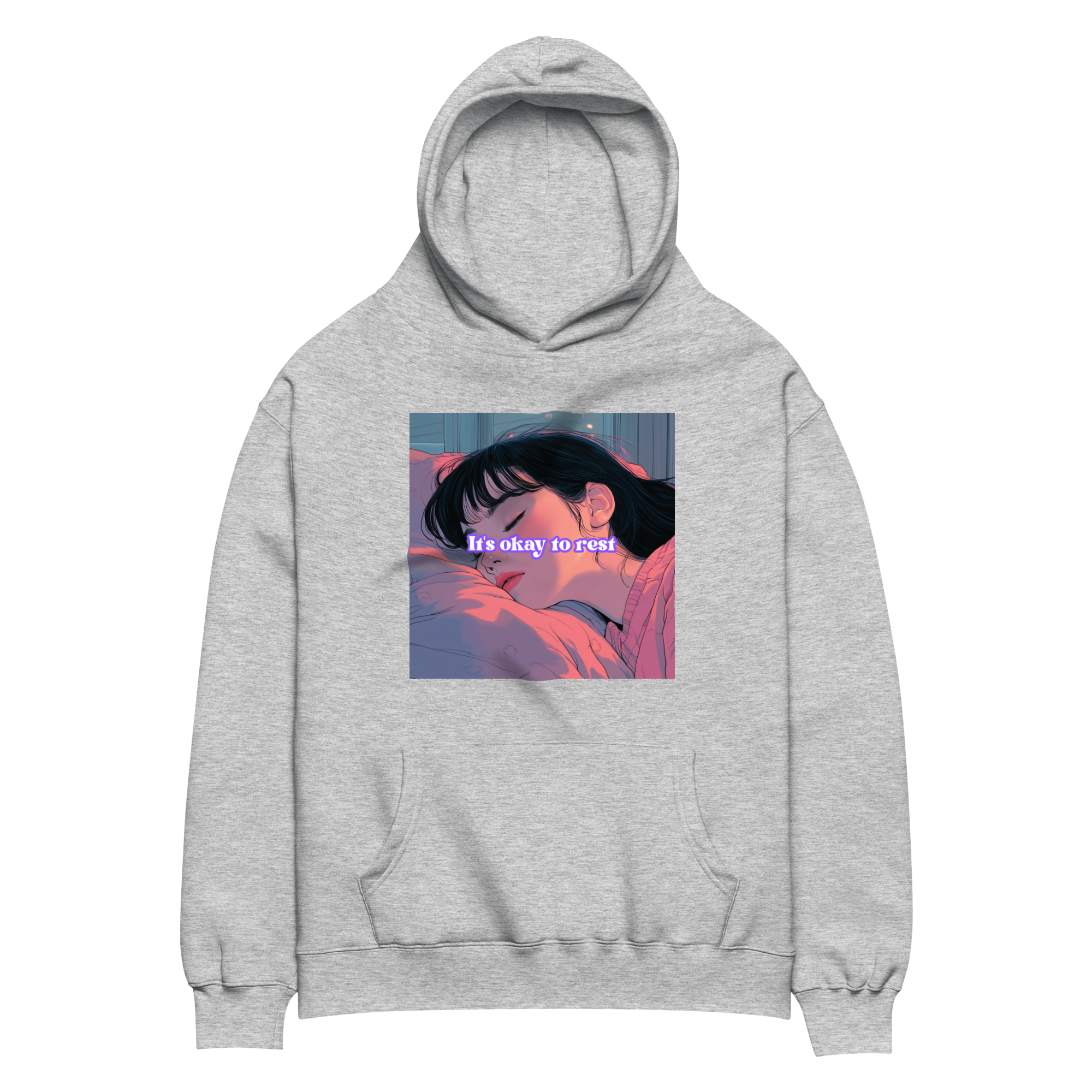 "IT'S OKAY TO REST" • Oversized Hoodie