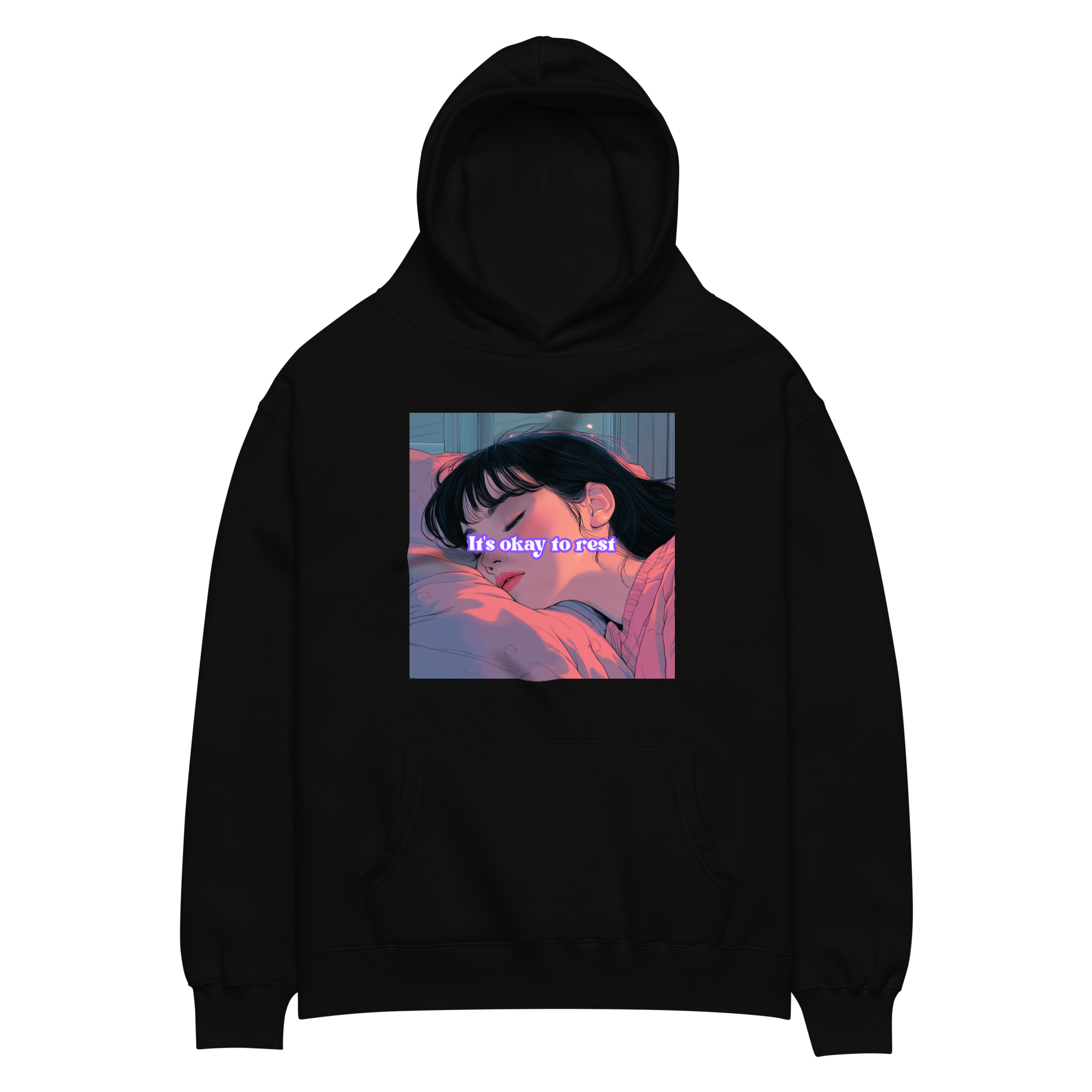 "IT'S OKAY TO REST" • Oversized Hoodie
