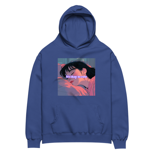 "IT'S OKAY TO REST" • Oversized Hoodie