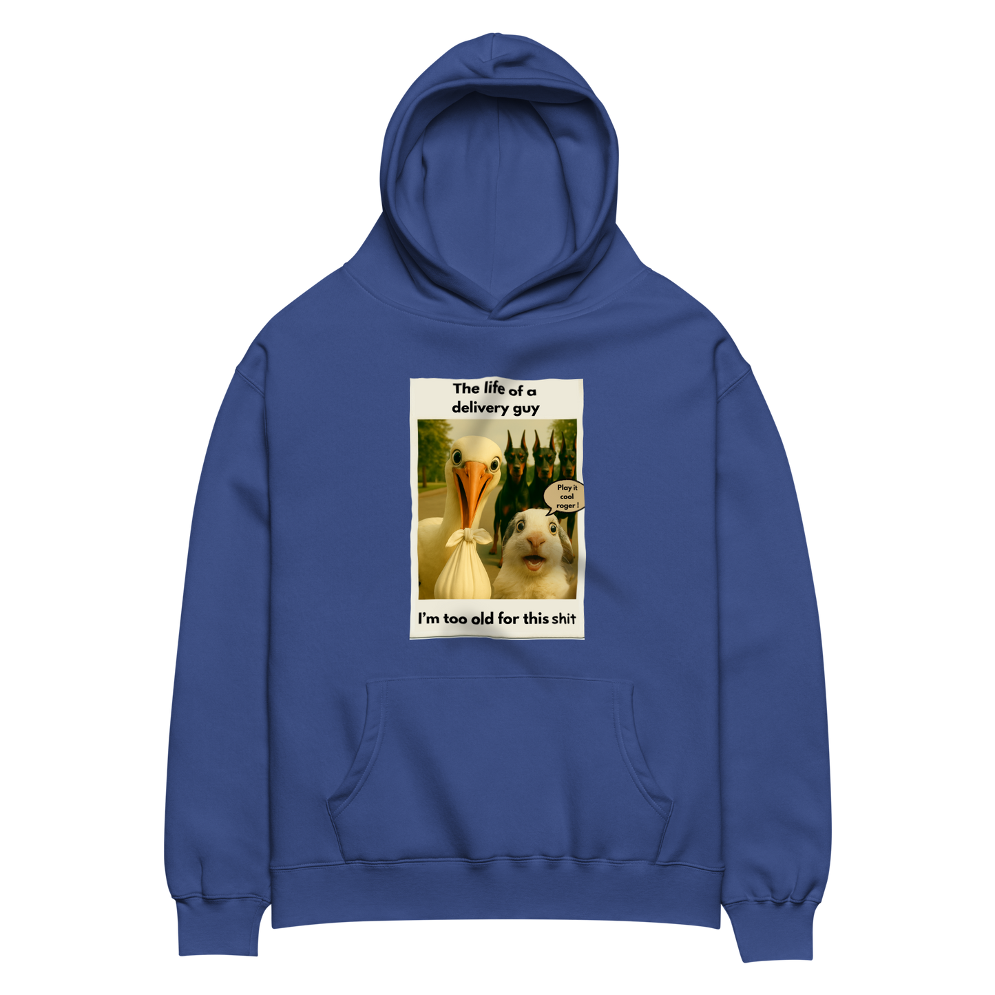 "THE LIFE OF A DELIVERY GUY..."• Oversized Hoodie