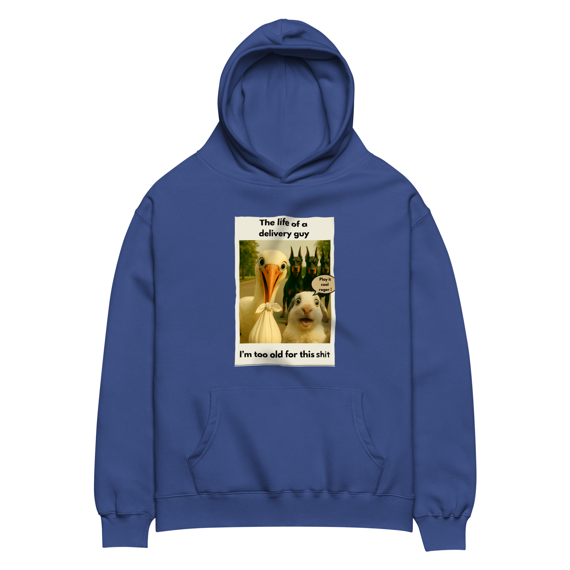 "THE LIFE OF A DELIVERY GUY..."• Oversized Hoodie