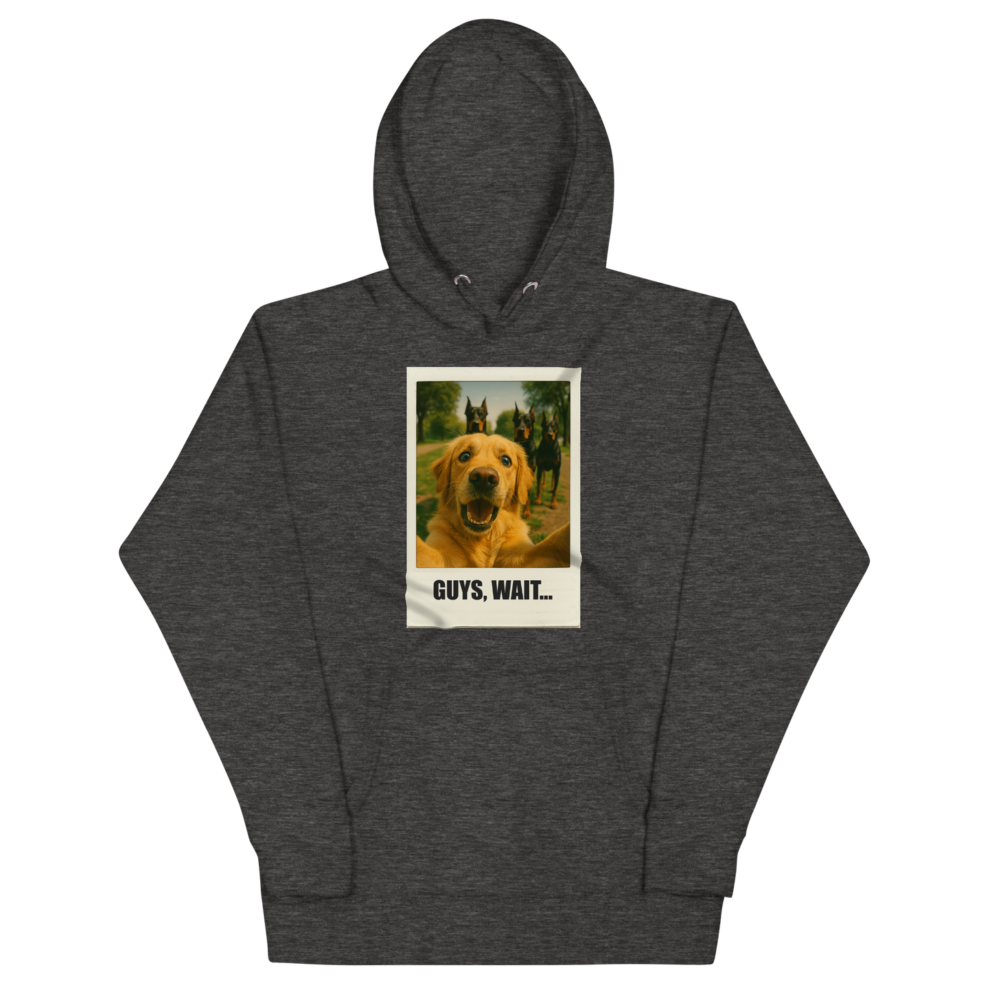 "GUYS, WAIT..." • Premium Hoodie