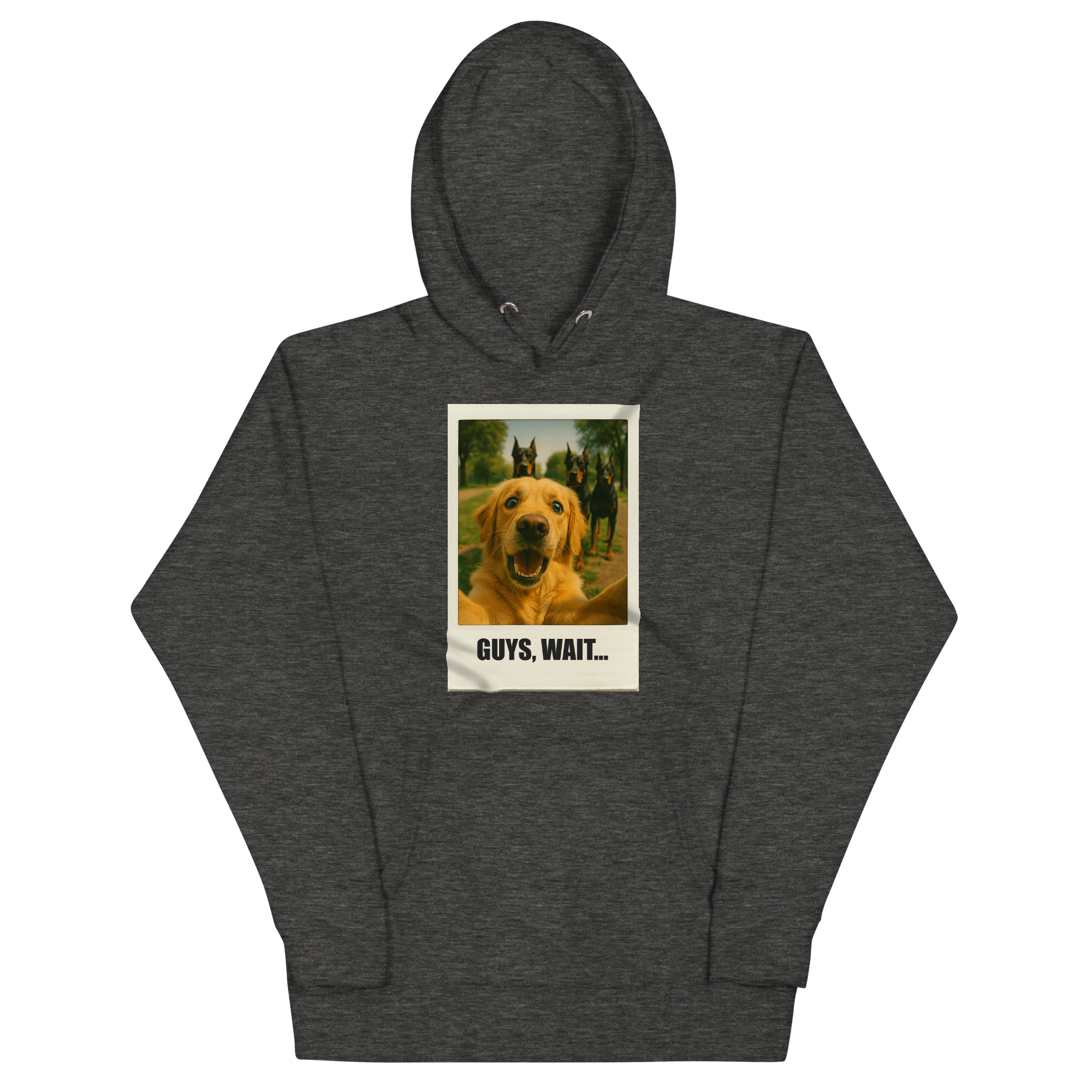 "GUYS, WAIT..." • Premium Hoodie