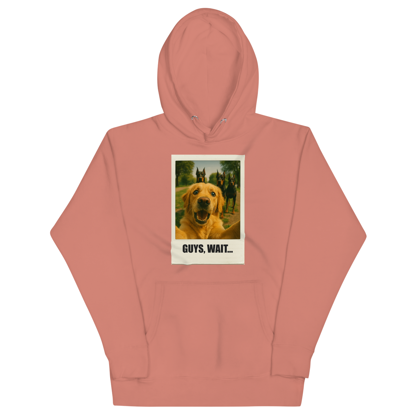 "GUYS, WAIT..." • Premium Hoodie