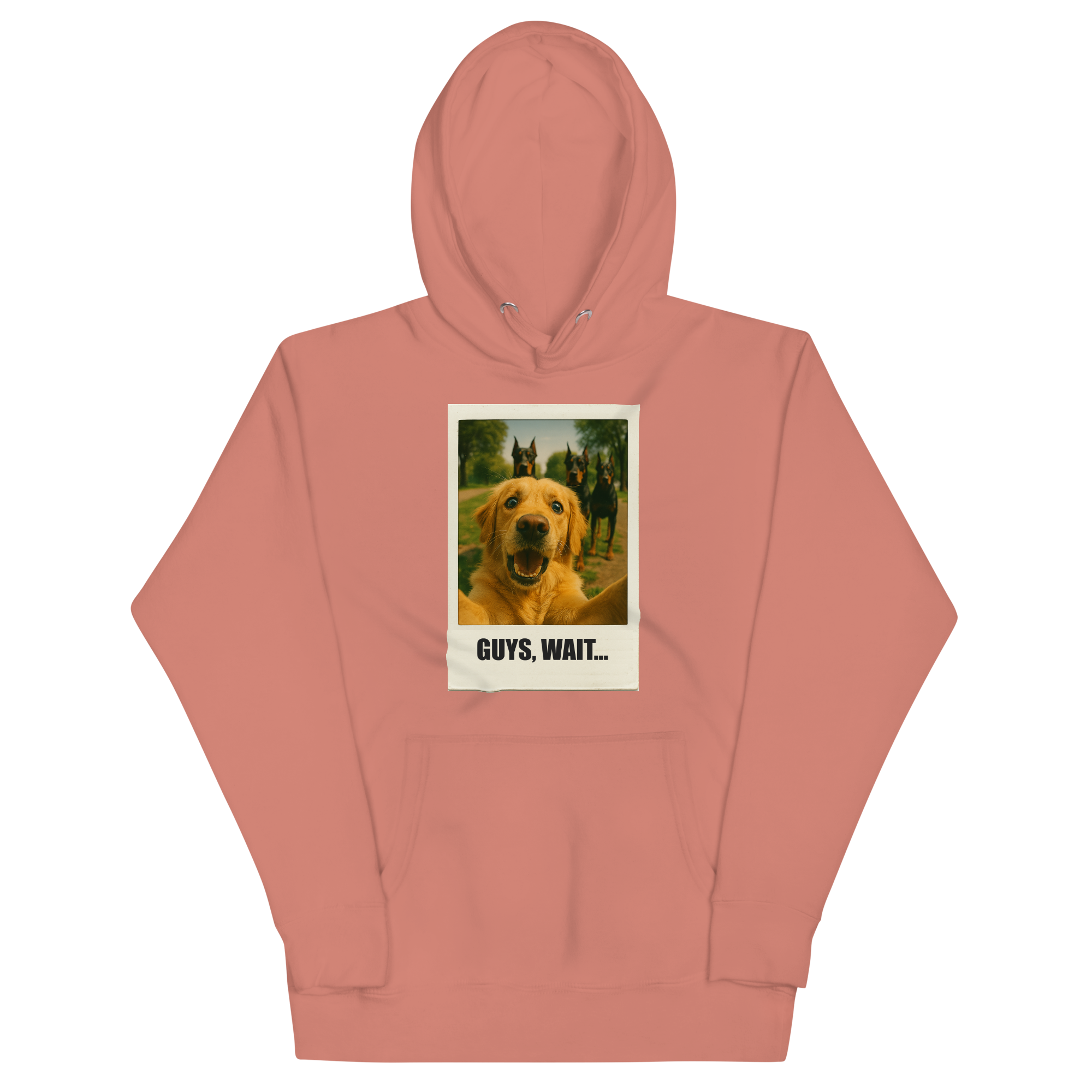 "GUYS, WAIT..." • Premium Hoodie