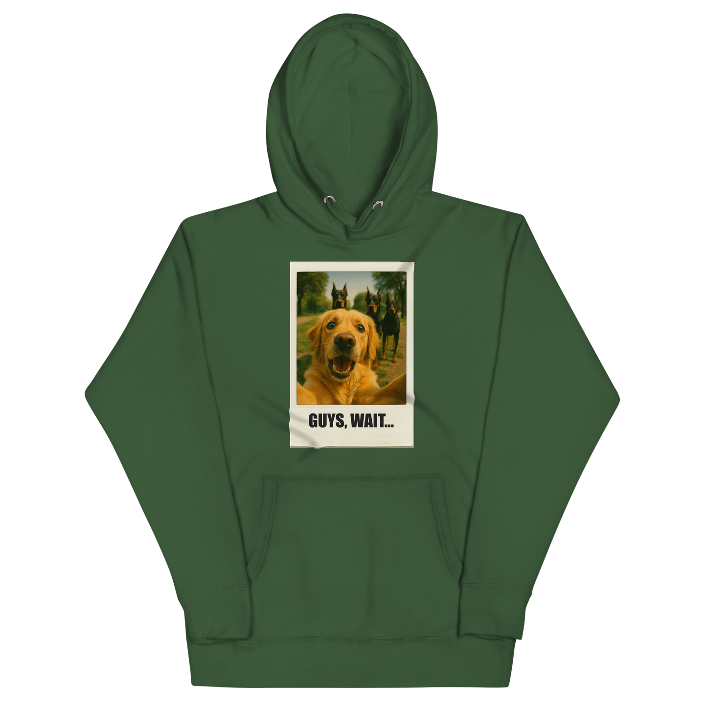 "GUYS, WAIT..." • Premium Hoodie