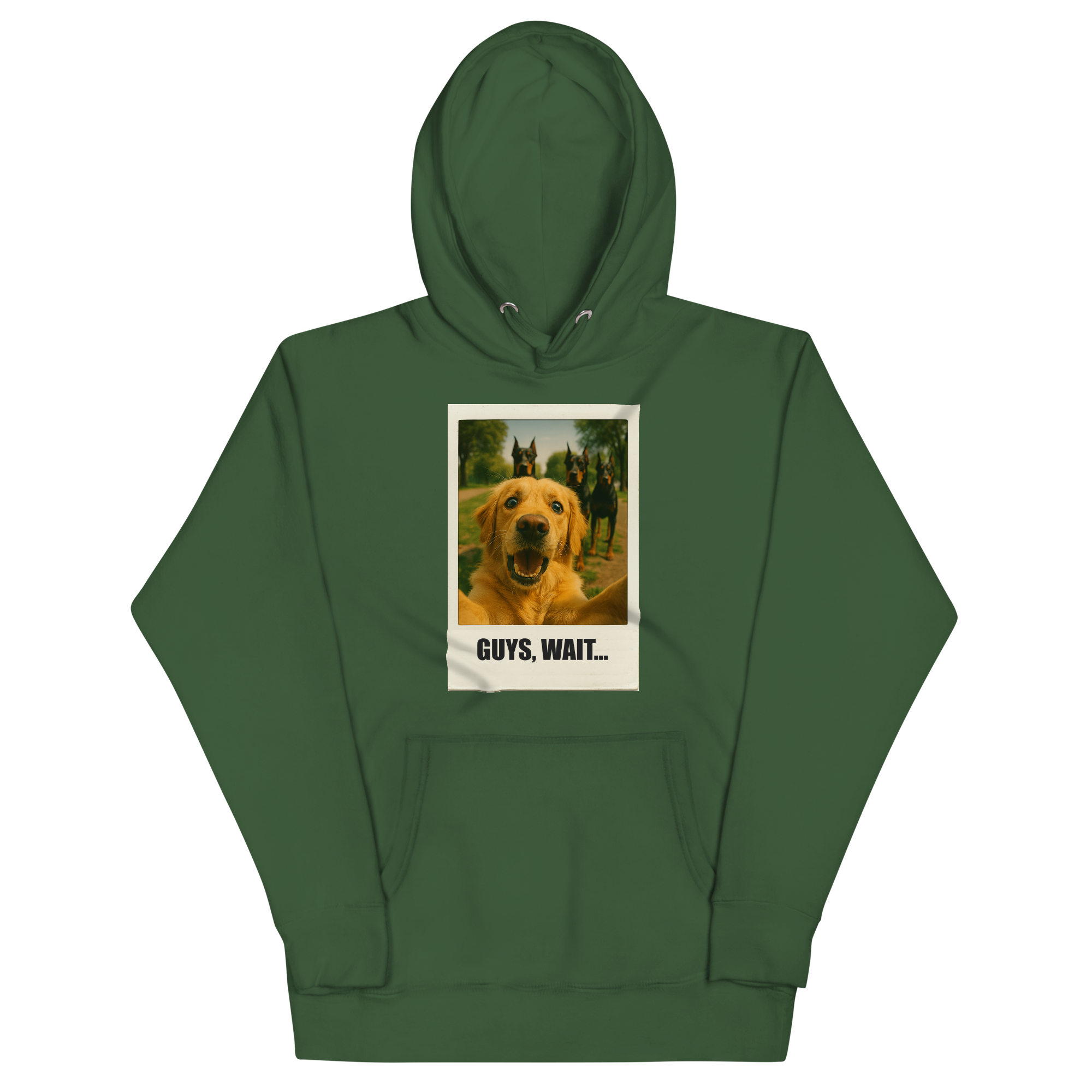 "GUYS, WAIT..." • Premium Hoodie