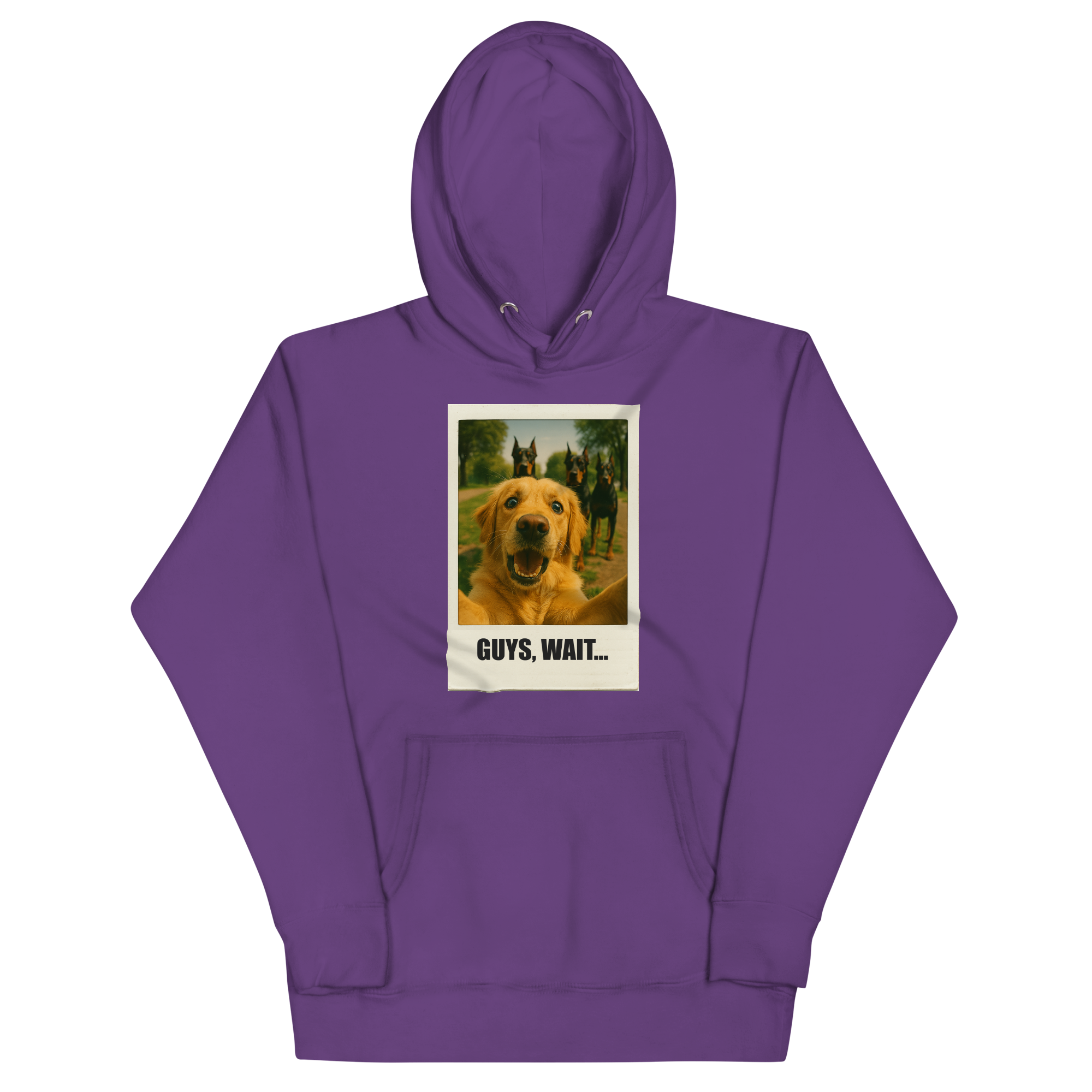 "GUYS, WAIT..." • Premium Hoodie