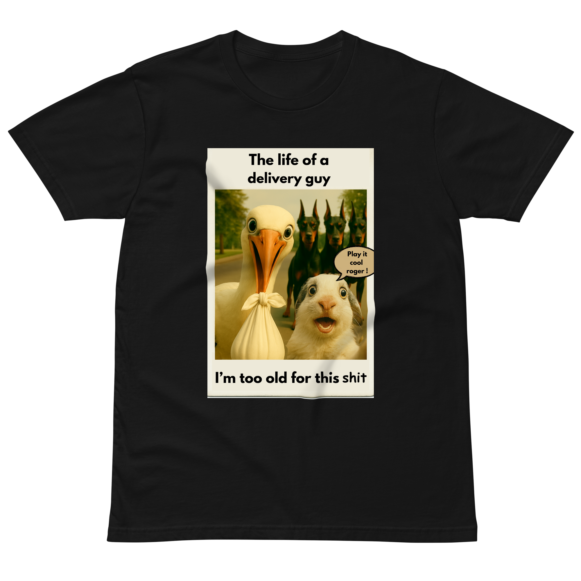 "THE LIFE OF A DELIVERY GUY..." • Premium T-shirt