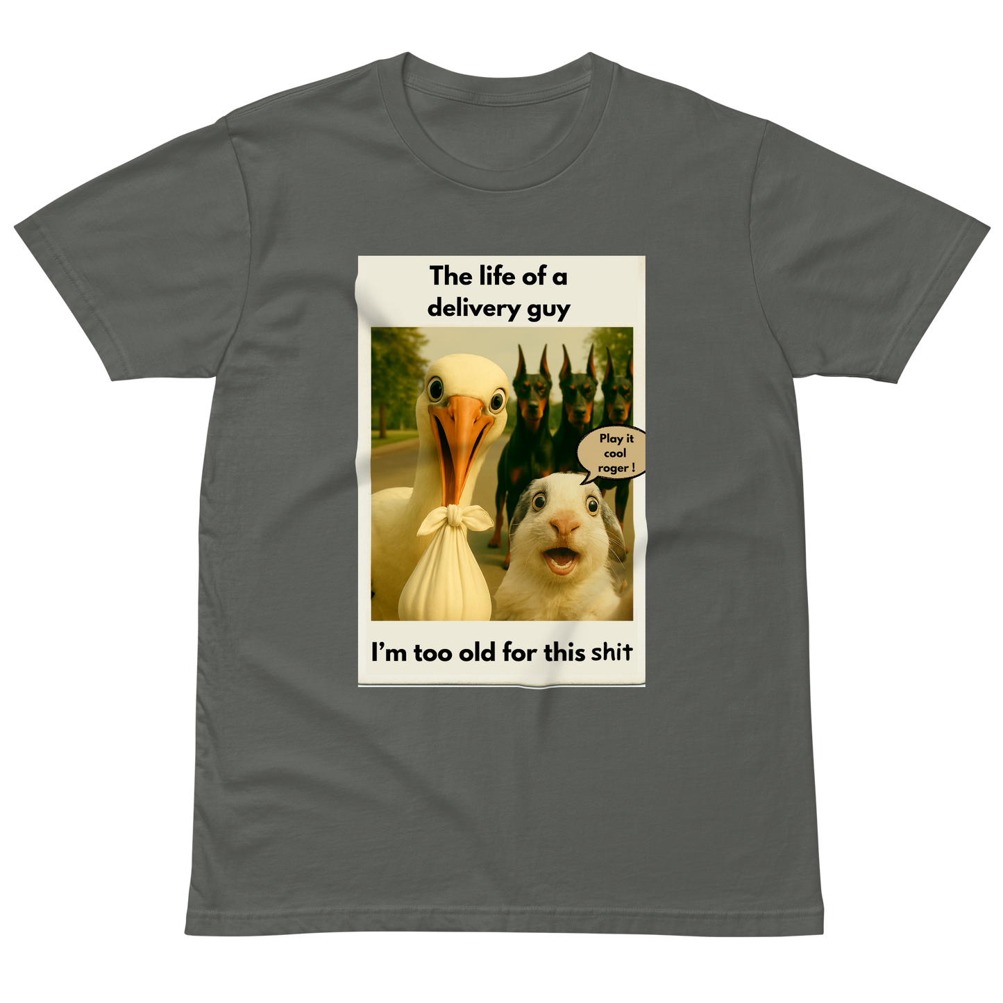 "THE LIFE OF A DELIVERY GUY..." • Premium T-shirt