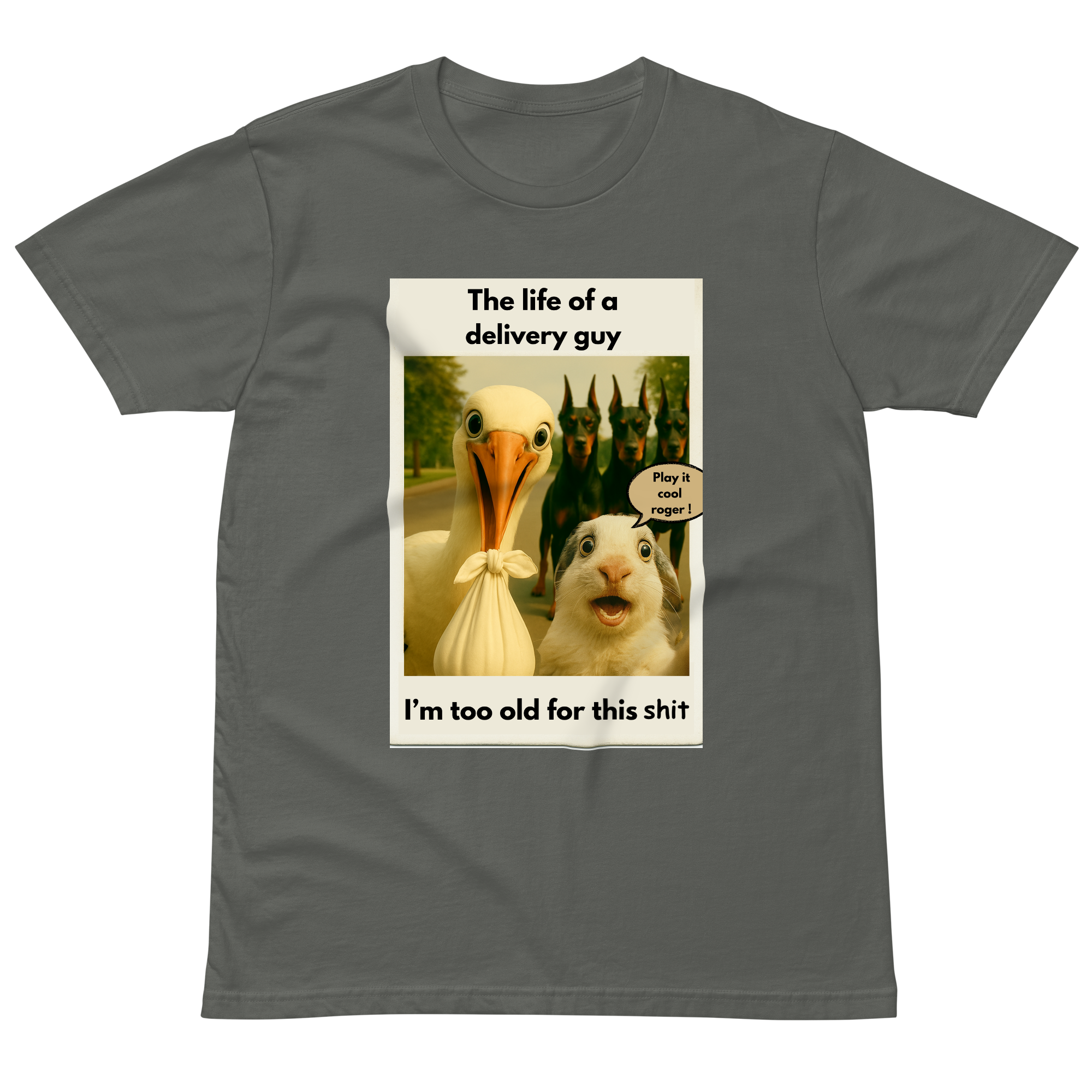"THE LIFE OF A DELIVERY GUY..." • Premium T-shirt