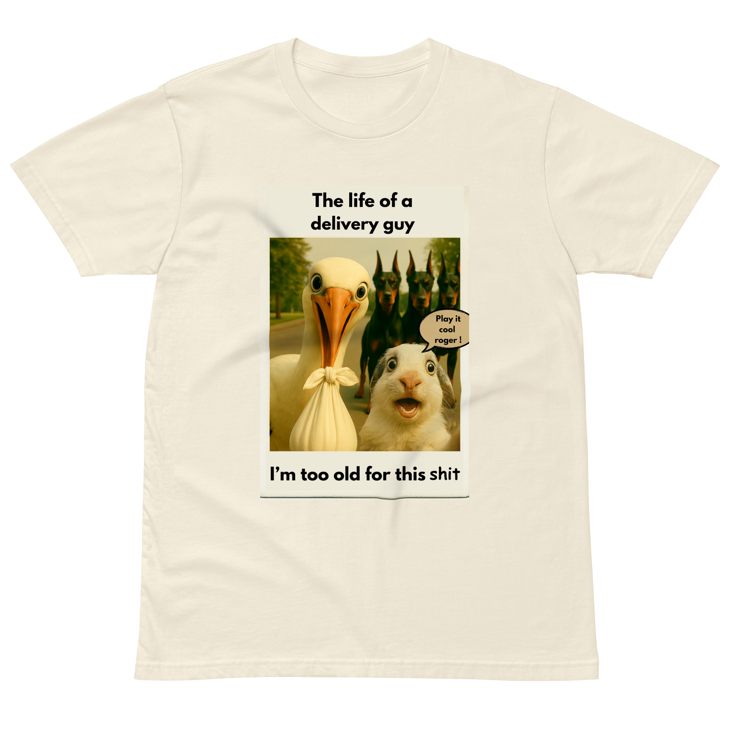 "THE LIFE OF A DELIVERY GUY..." • Premium T-shirt