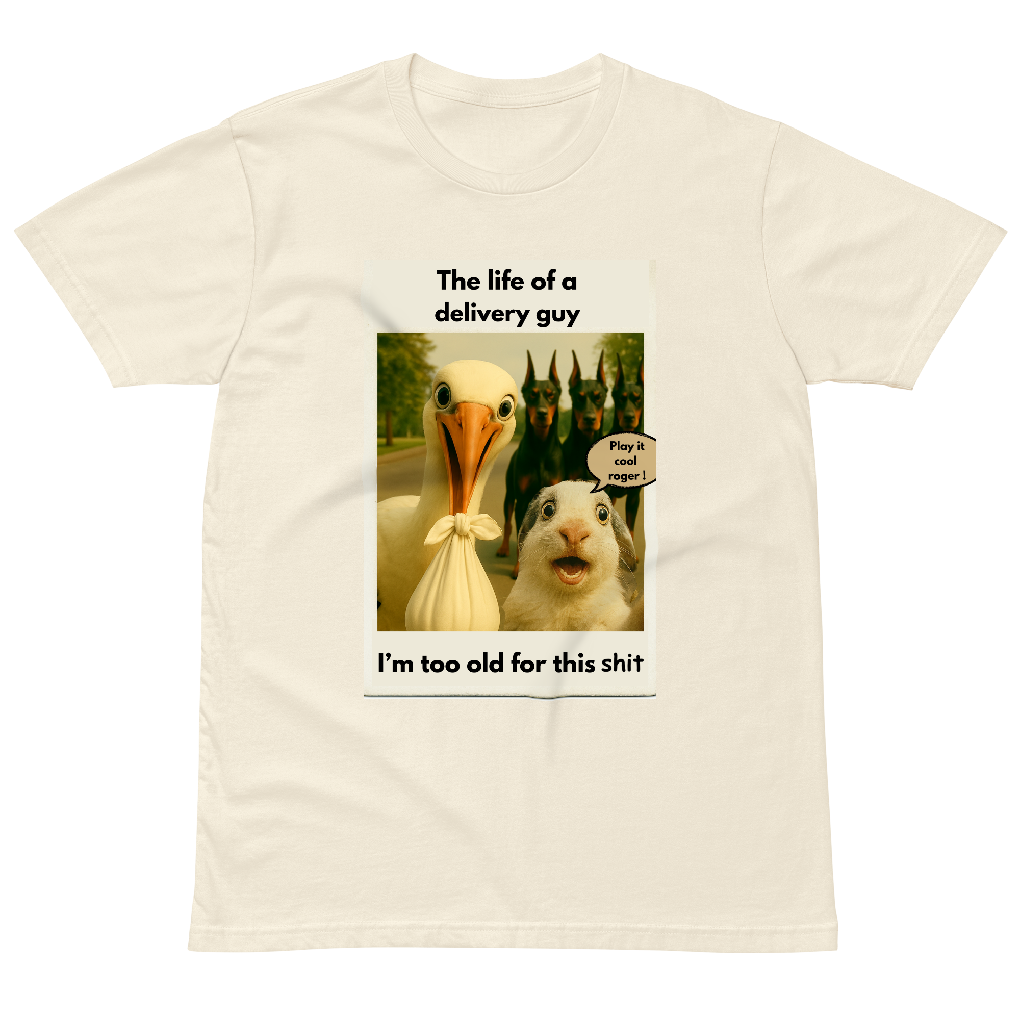 "THE LIFE OF A DELIVERY GUY..." • Premium T-shirt