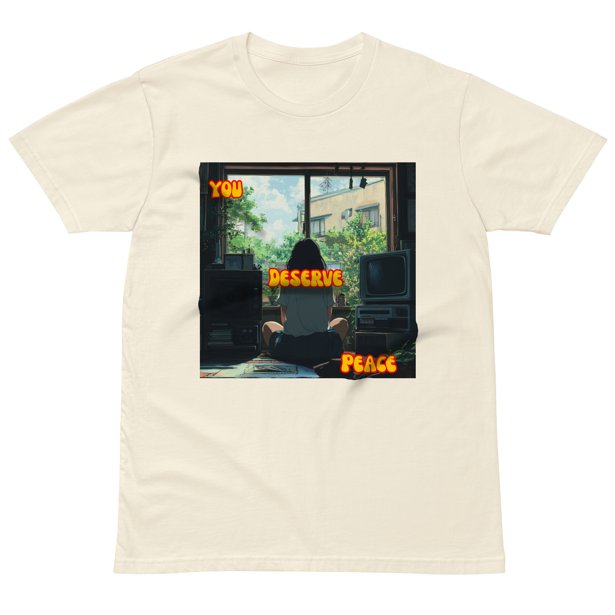 "YOU DESERVE PEACE" • Premium T-shirt