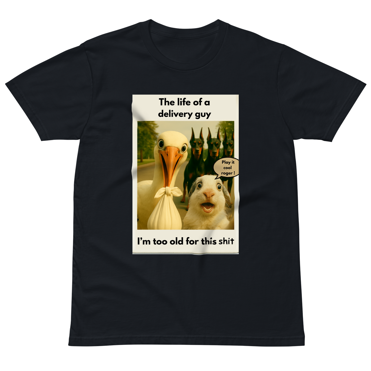 "THE LIFE OF A DELIVERY GUY..." • Premium T-shirt