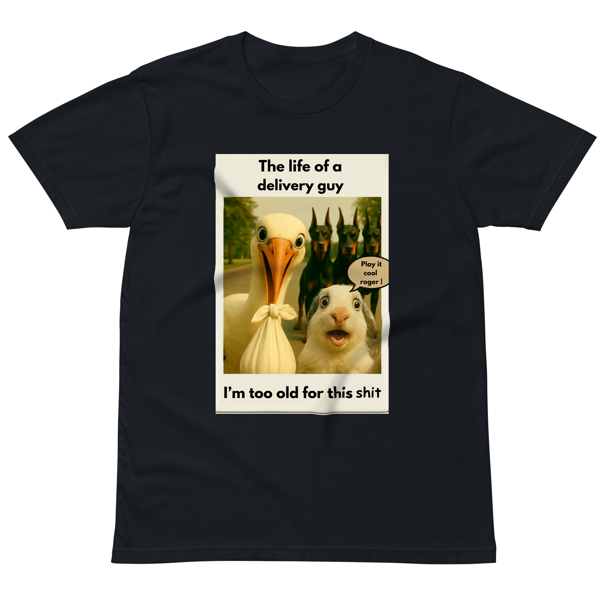 "THE LIFE OF A DELIVERY GUY..." • Premium T-shirt