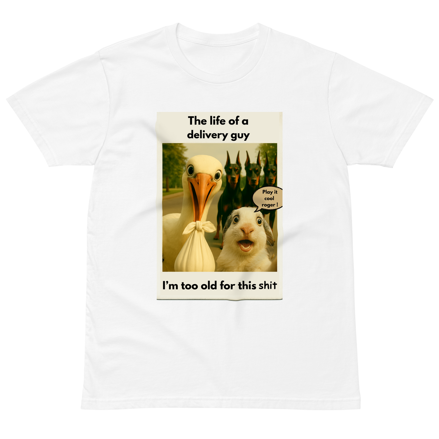 "THE LIFE OF A DELIVERY GUY..." • Premium T-shirt