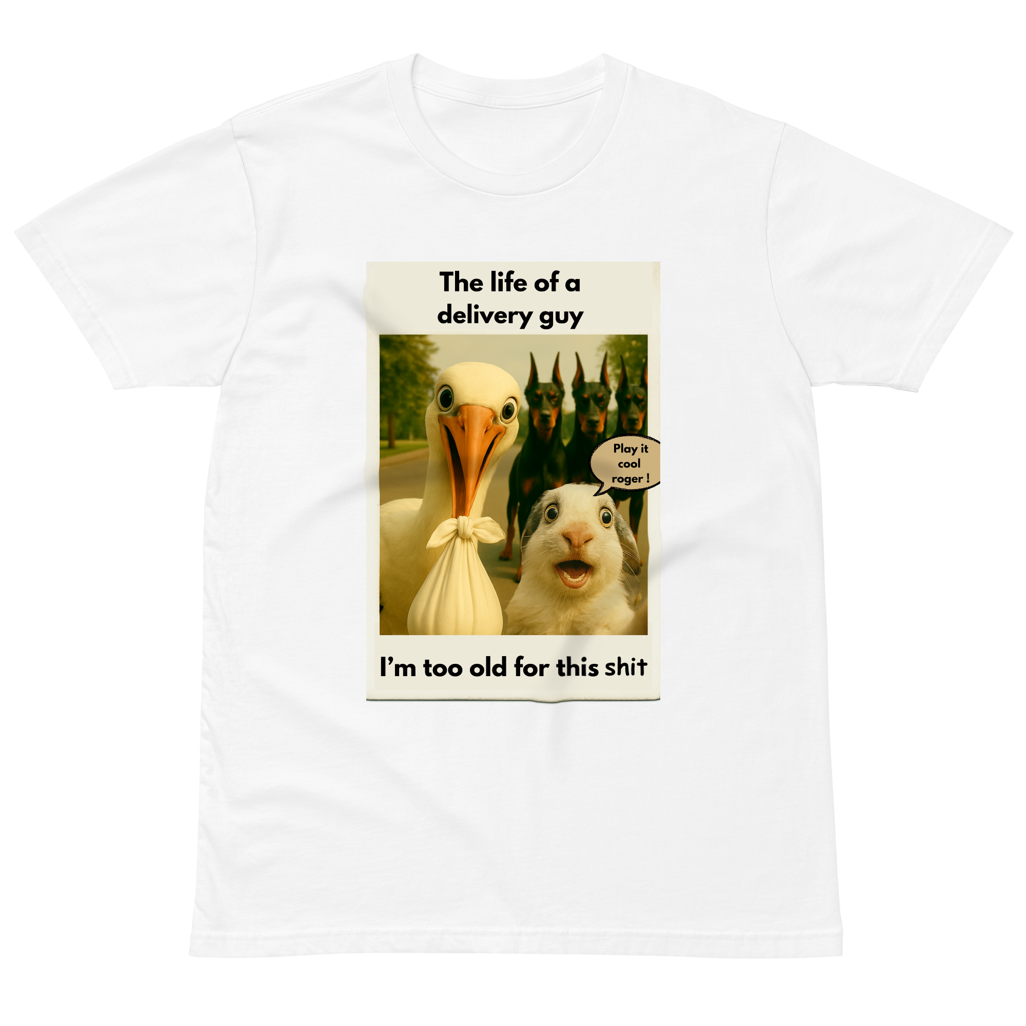 "THE LIFE OF A DELIVERY GUY..." • Premium T-shirt