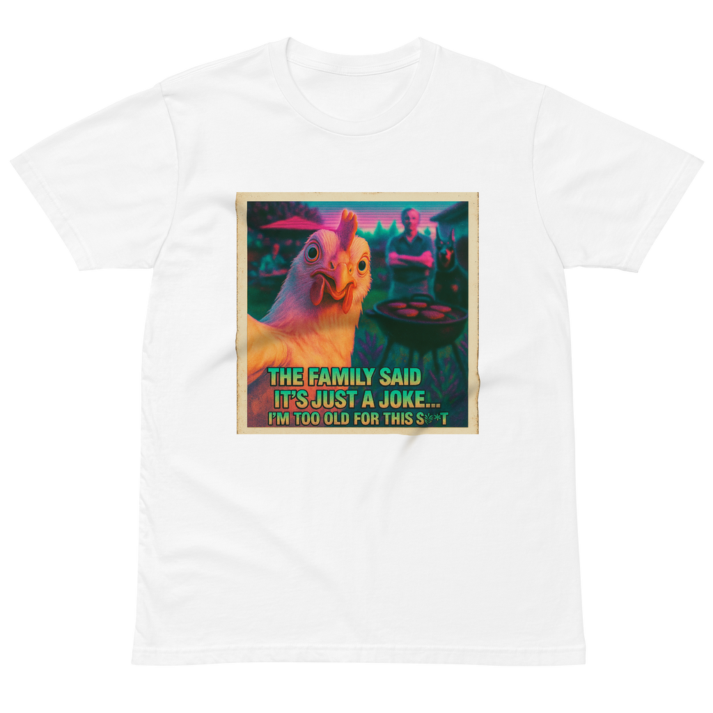 "...I'M TOO OLD FOR THIS SHIT" • Premium T-Shirt