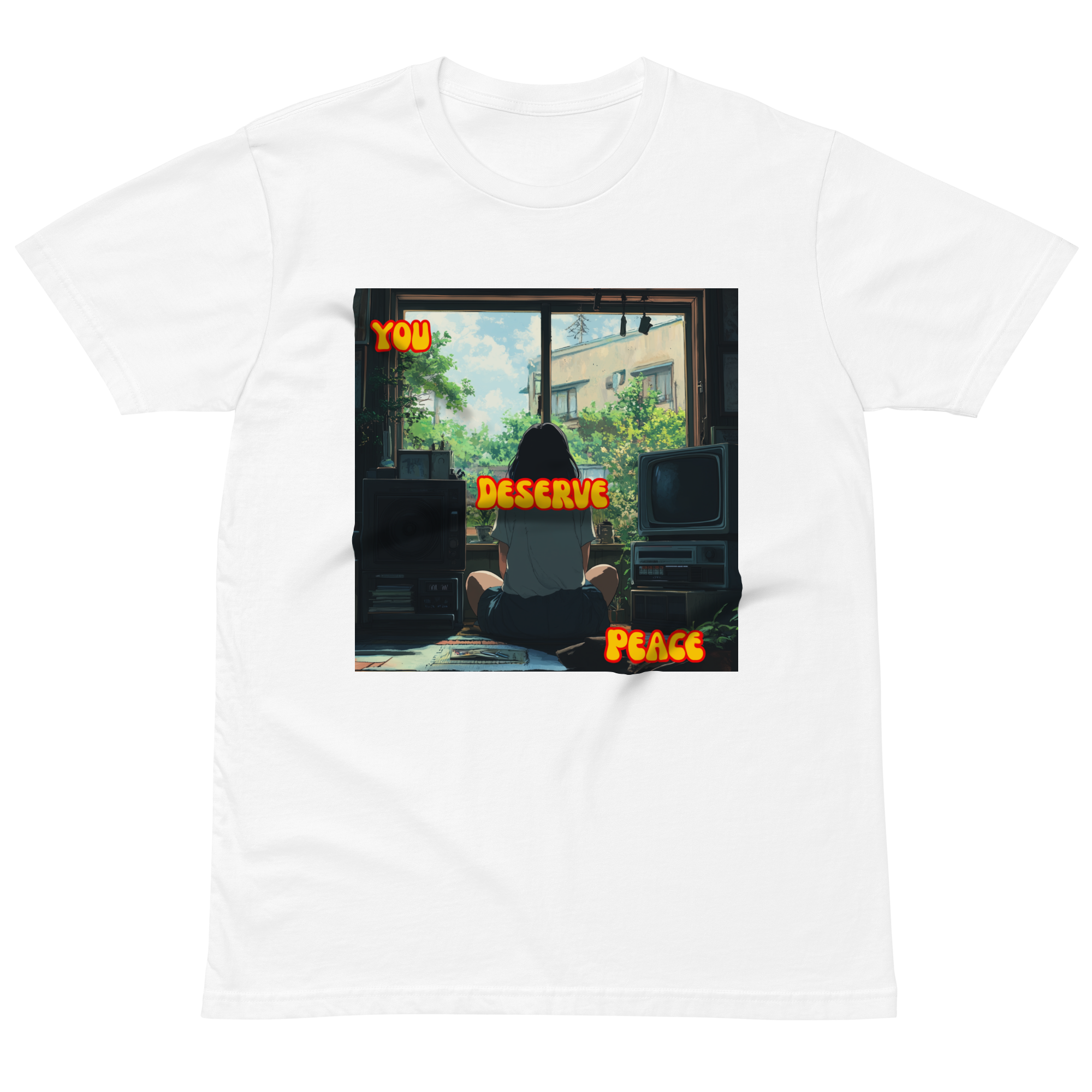 "YOU DESERVE PEACE" • Premium T-shirt