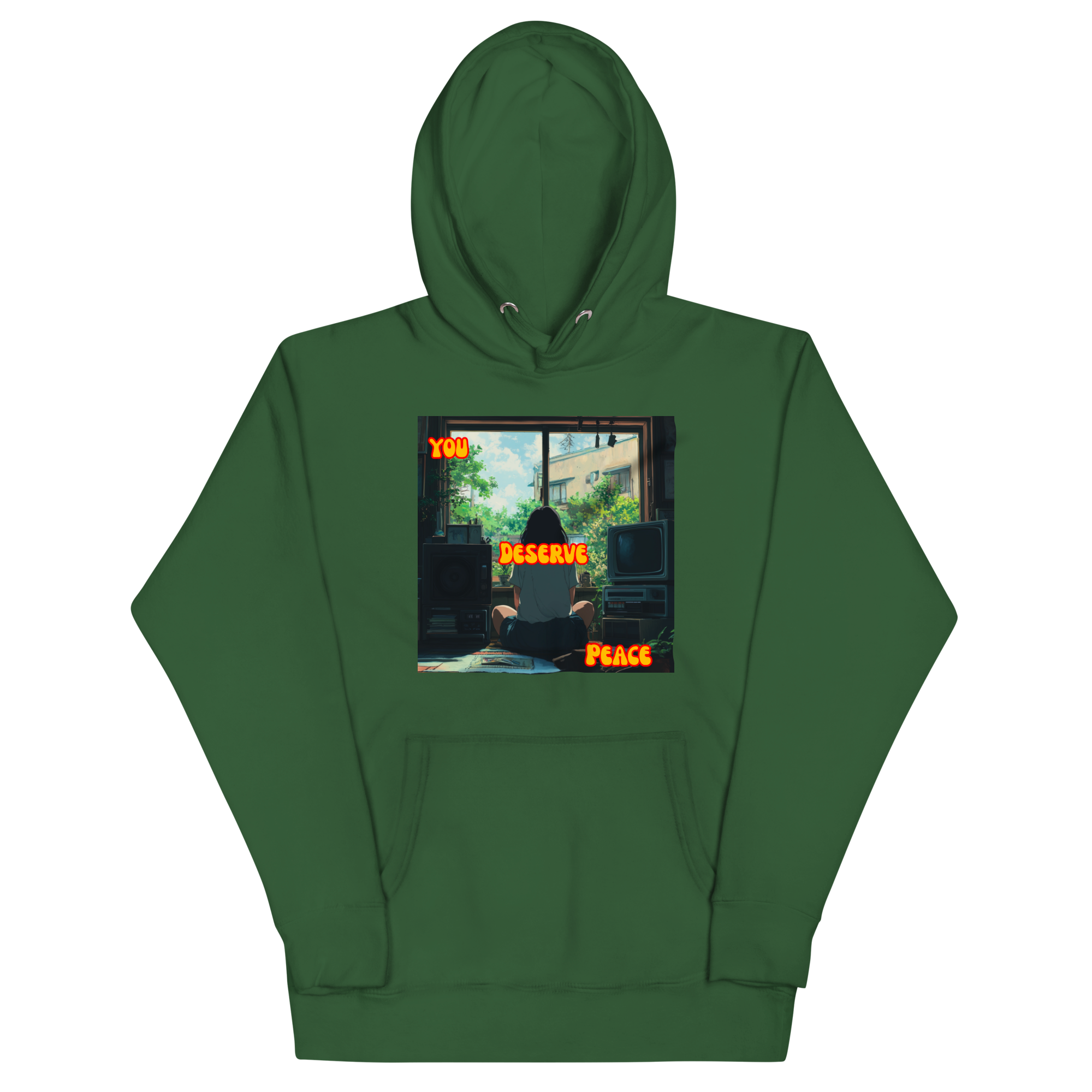 "YOU DESERVE PEACE" • Premium Hoodie