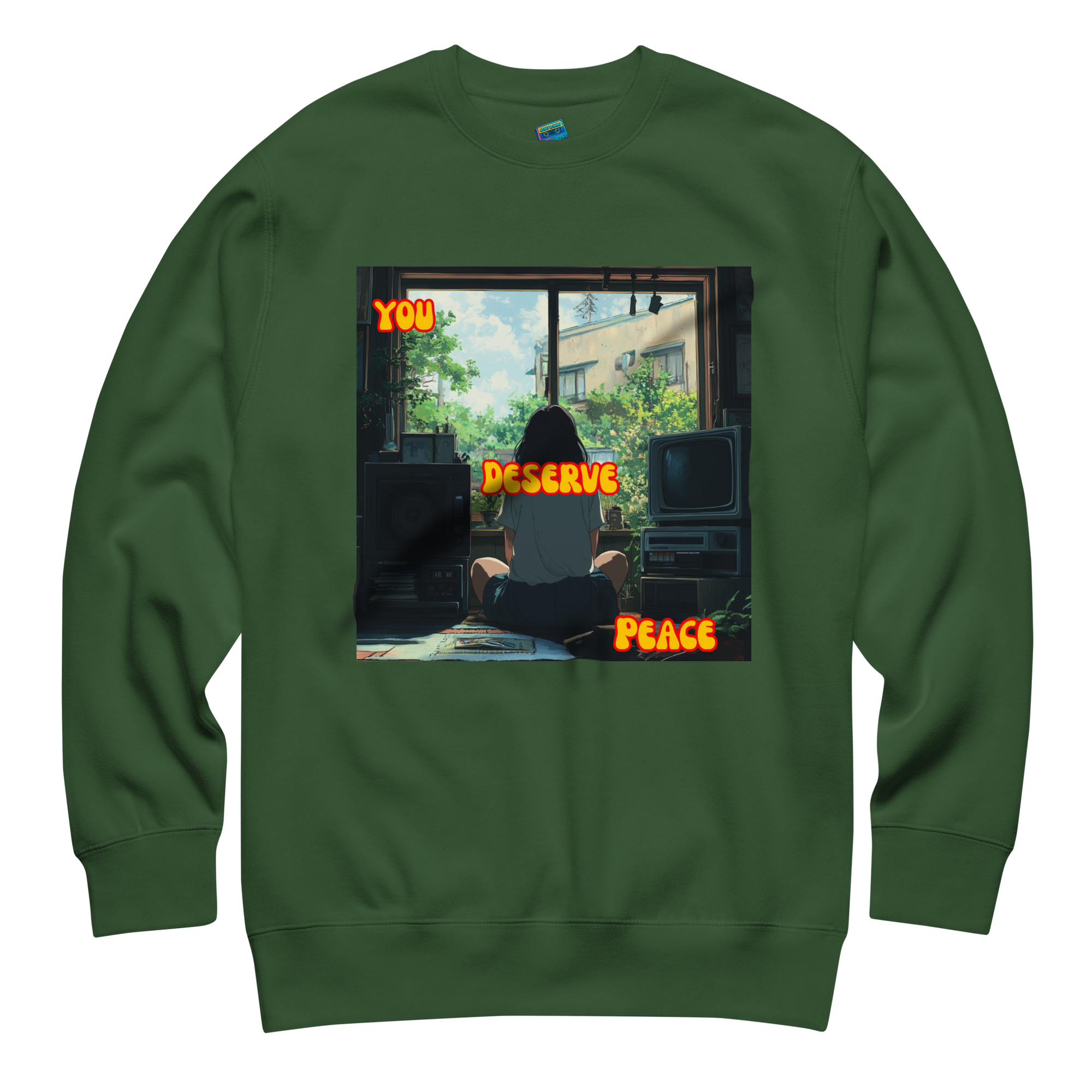 "YOU DESERVE PEACE" • Premium Sweater