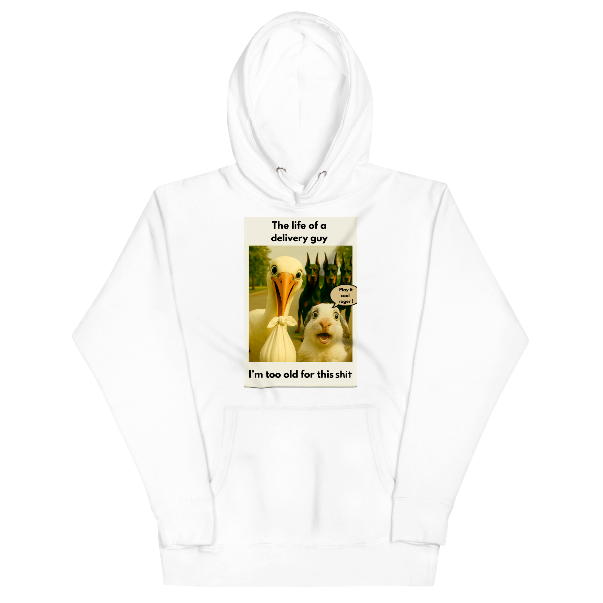 "THE LIFE OF A DELIVERY GUY..." • Premium Hoodie