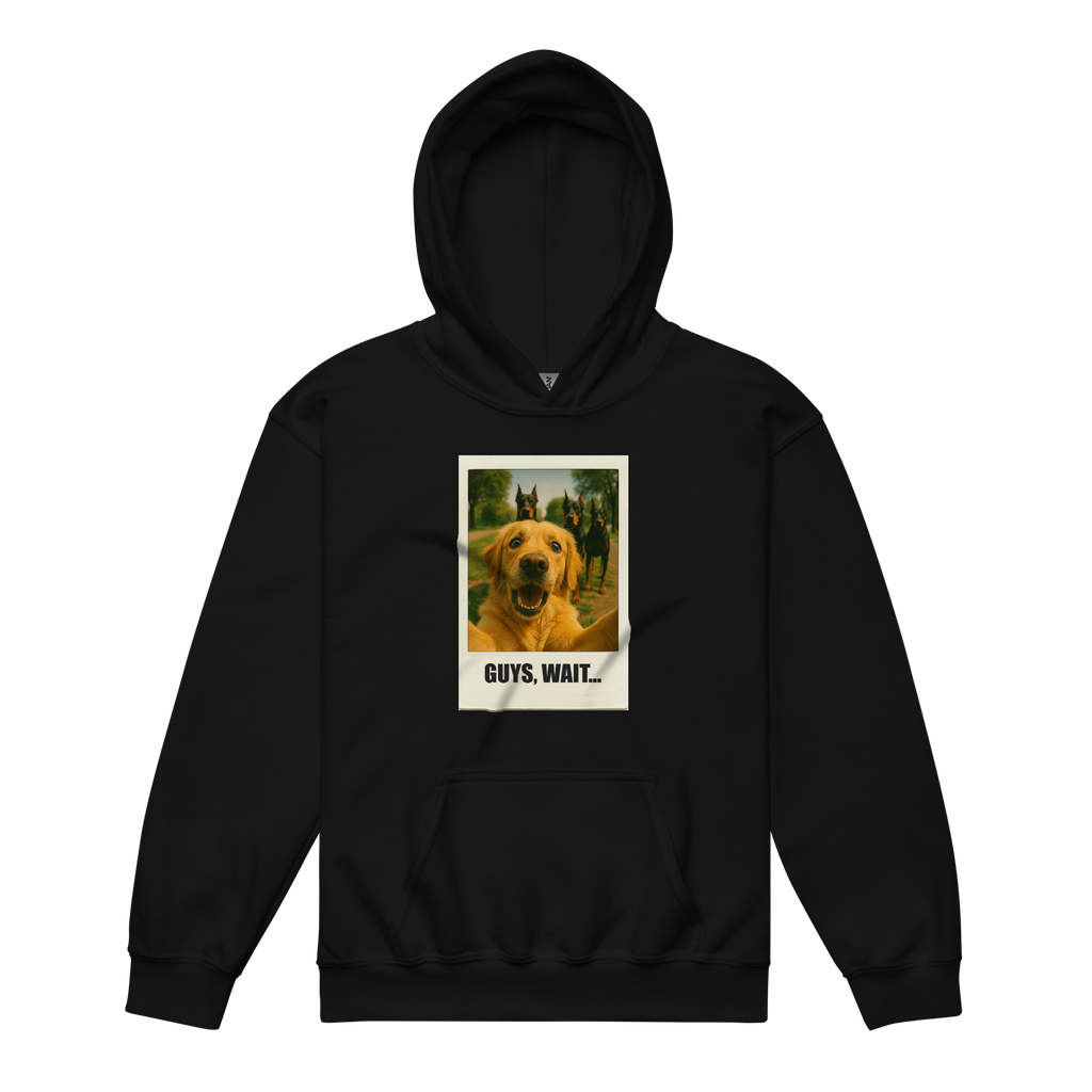 "GUYS WAIT.." • Youth Heavy Hoodie