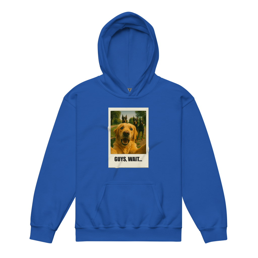 "GUYS WAIT.." • Youth Heavy Hoodie